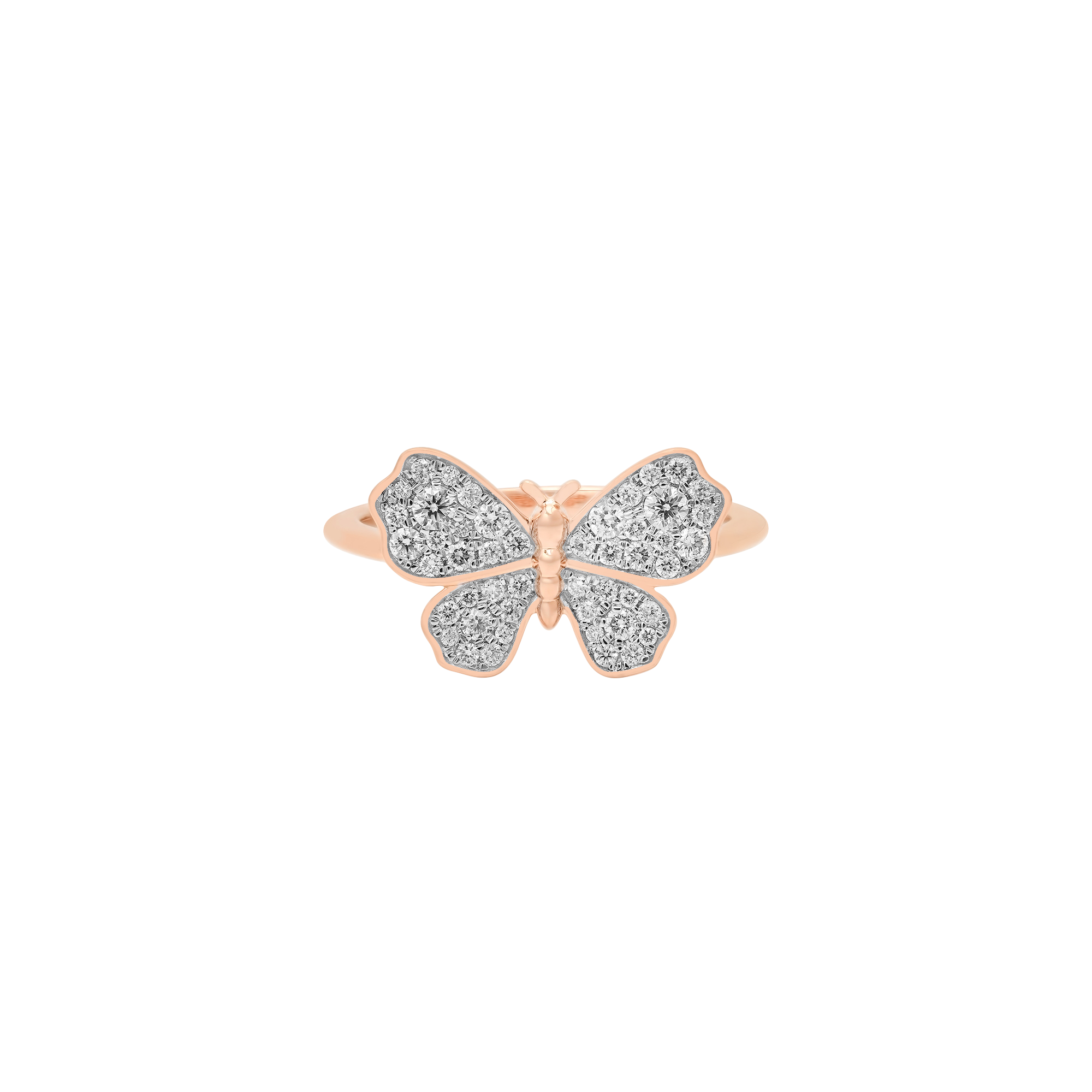 Butterfly Gold & Diamond Ring