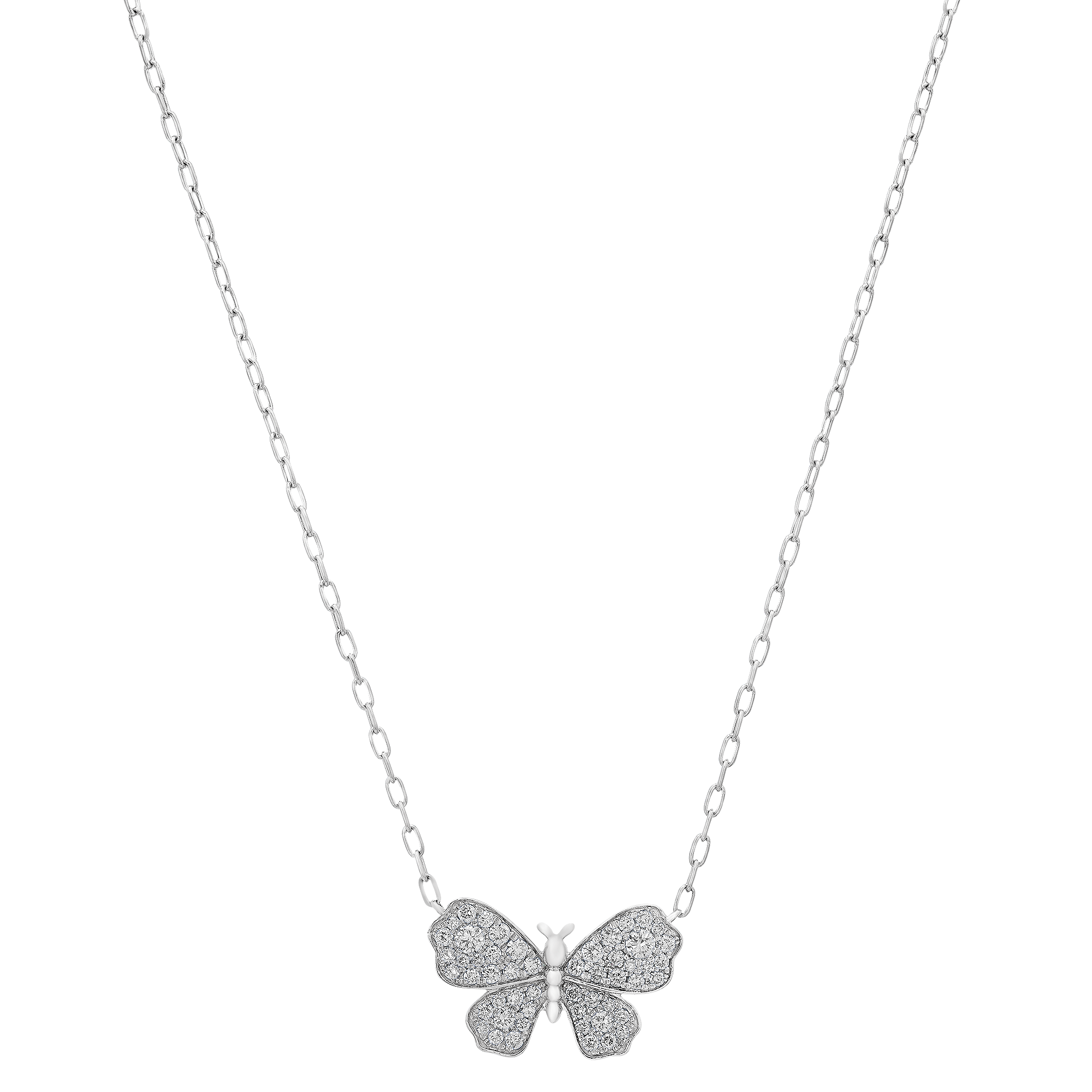 Butterfly Gold & Diamond Necklace