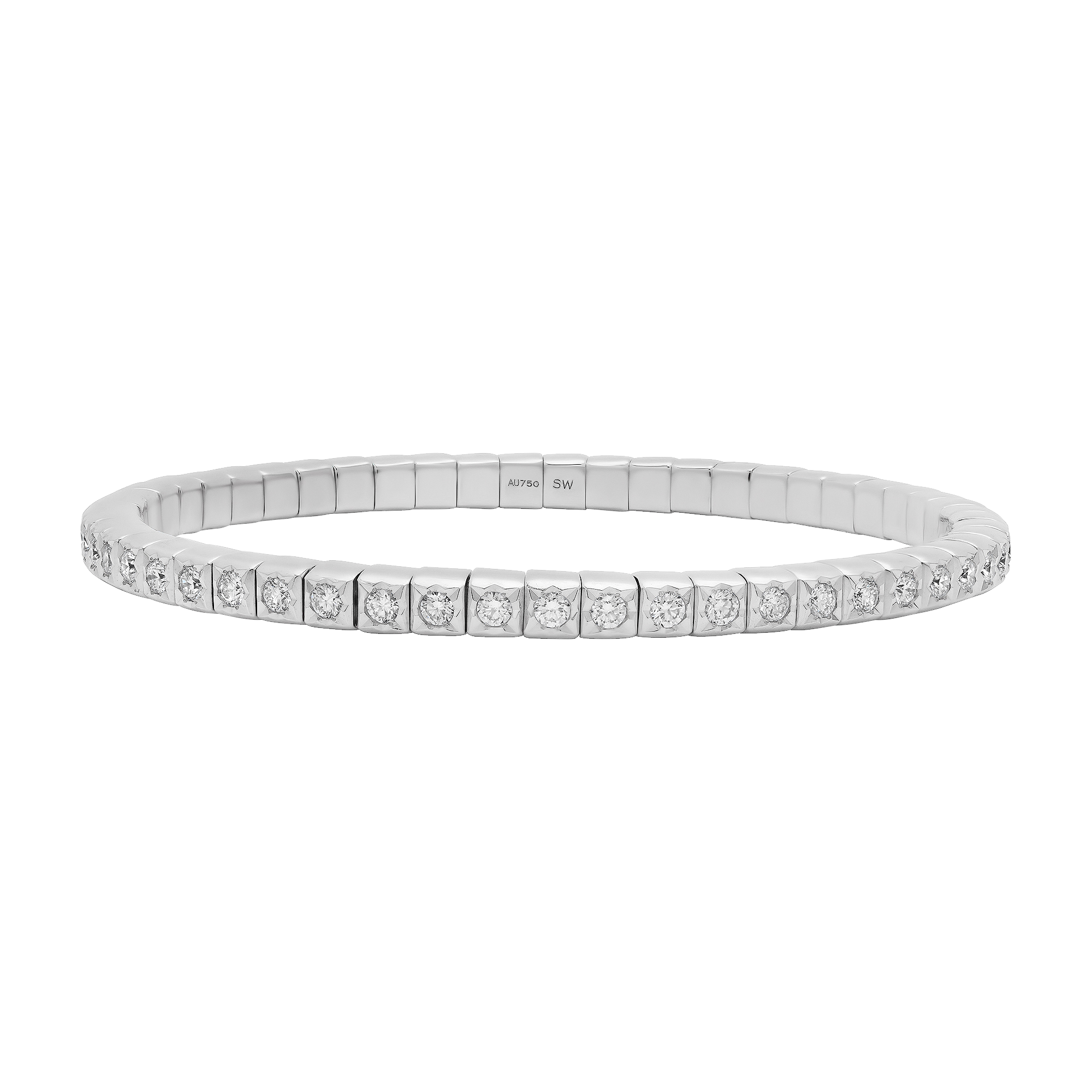 Dujour Gold and Diamond Extra Petite Stretch Bracelet