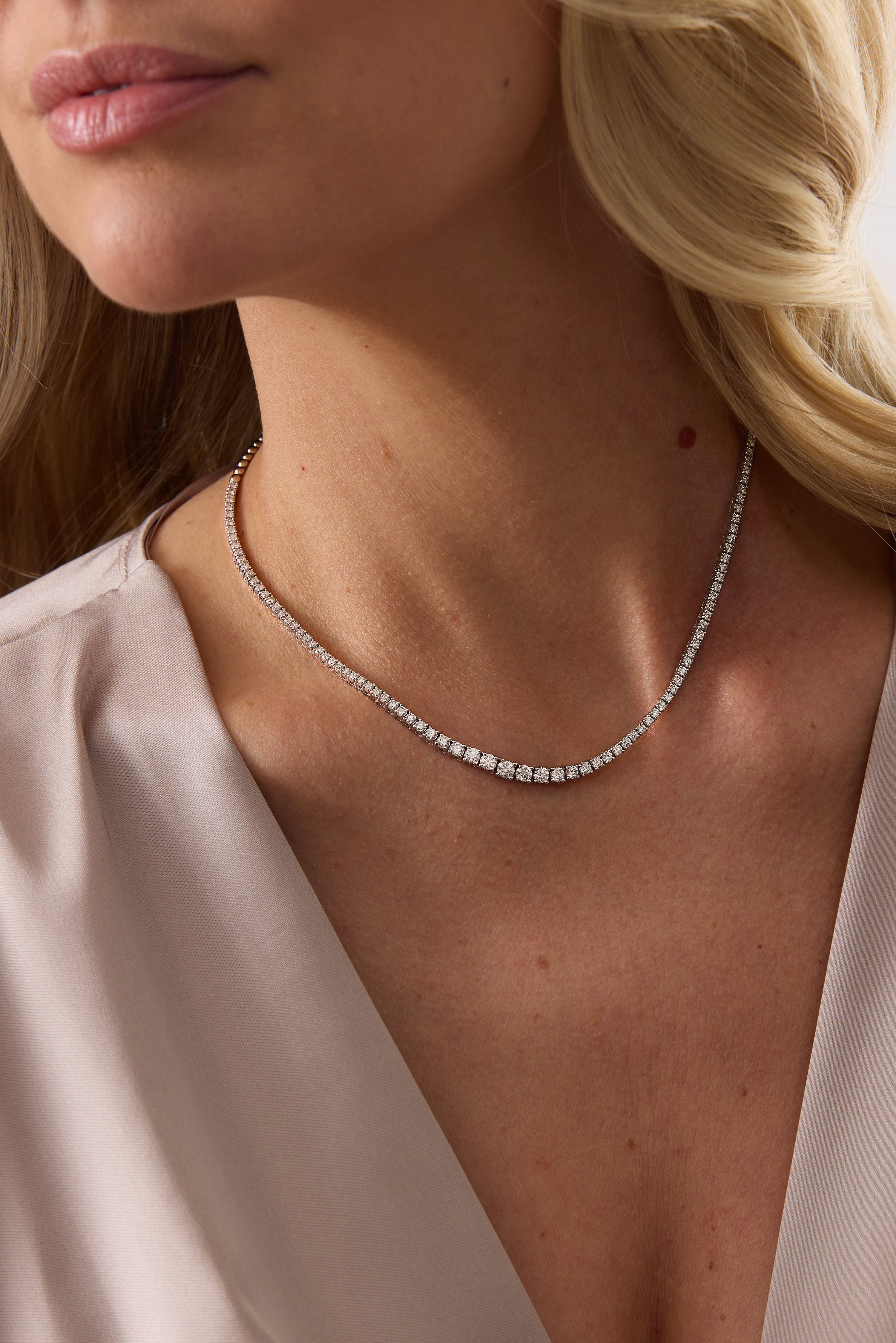 Isadora Gold Set Diamond Choker