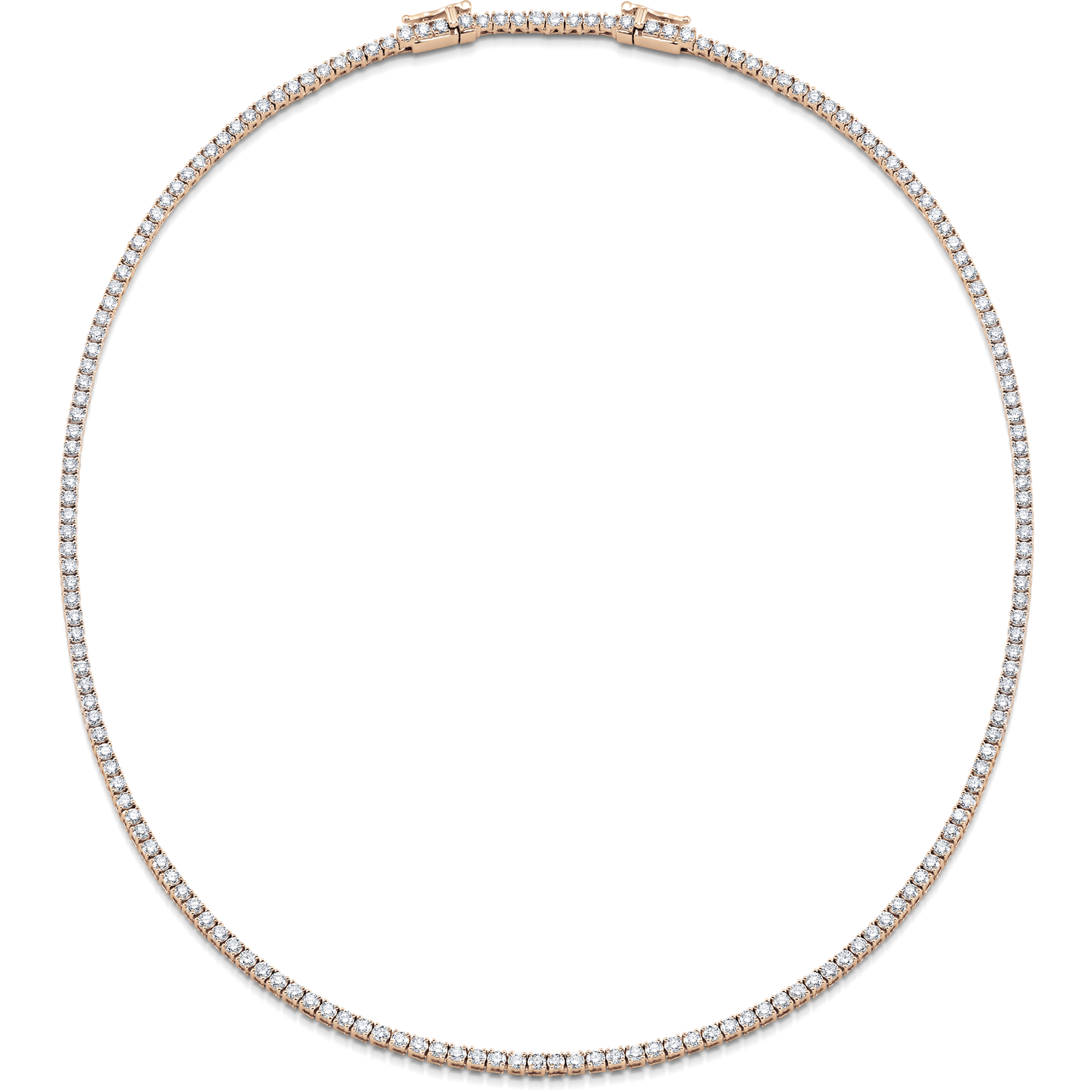 Isadora Eternity Gold & Diamond Choker Necklace with Extender