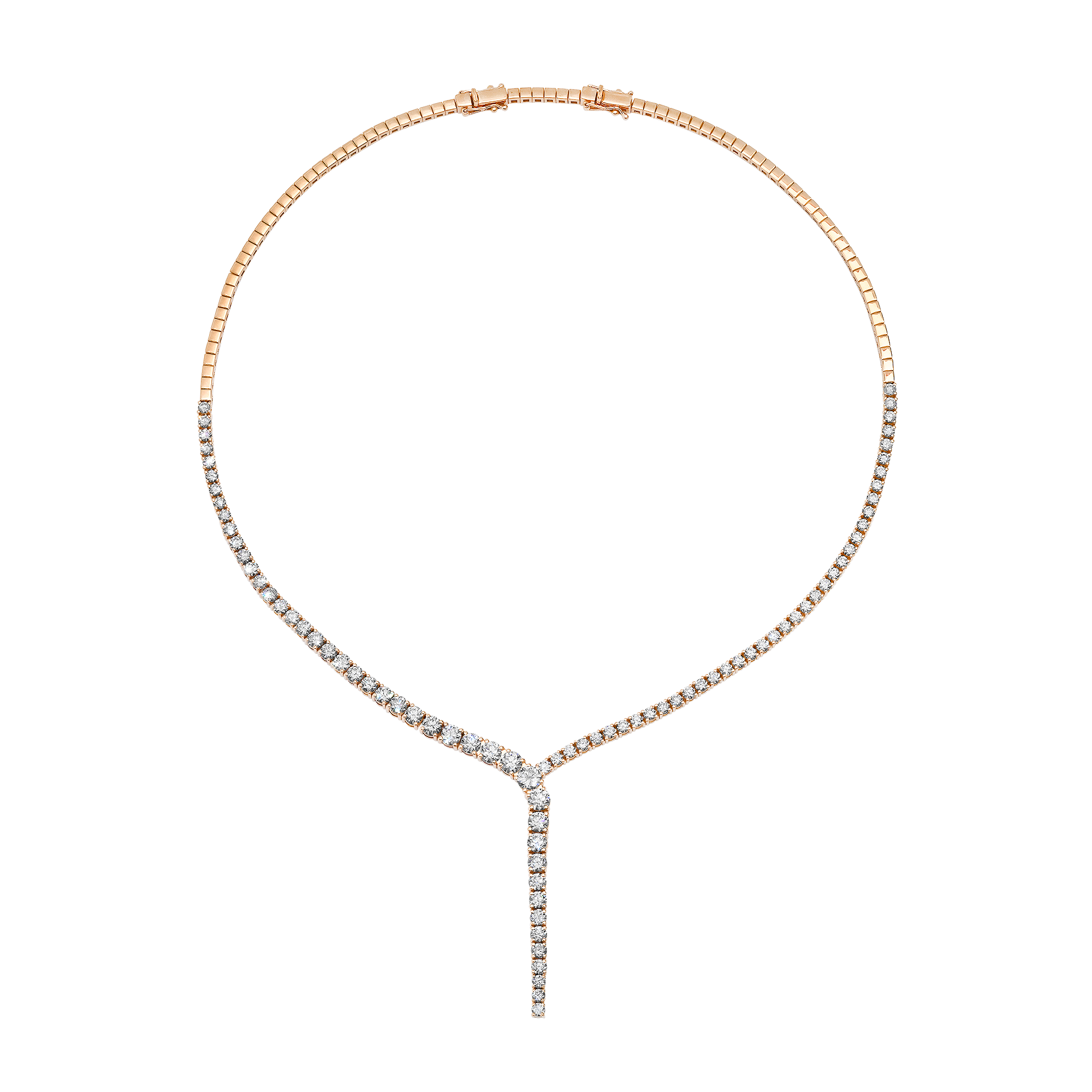 Isadora Gold & Diamond Eternity Drop Choker