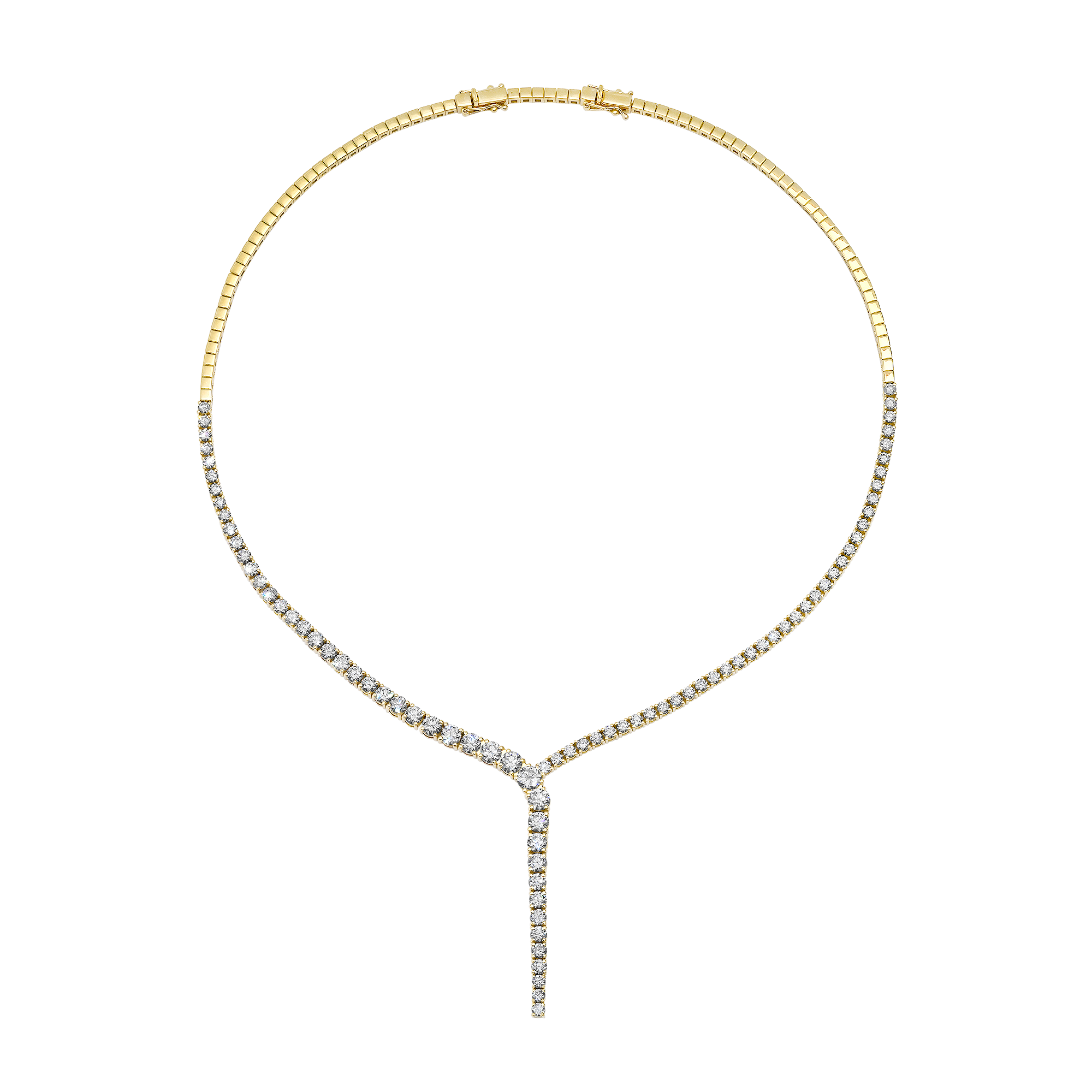 Isadora Gold & Diamond Eternity Drop Choker