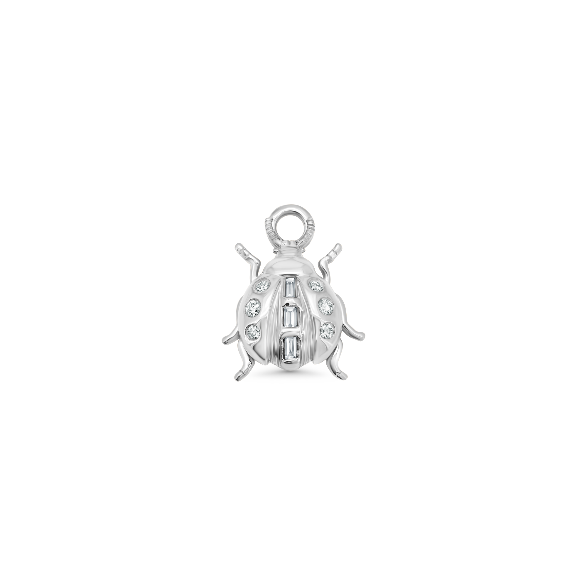 Lady Bug Gold & Diamond Charm