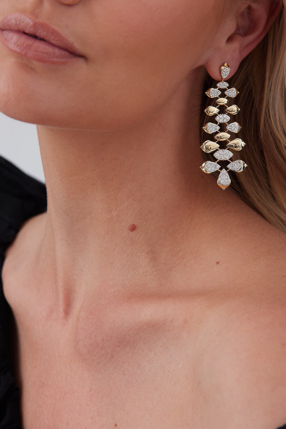 Layered Teardrop Earrings — Sarah Liron Jewelry