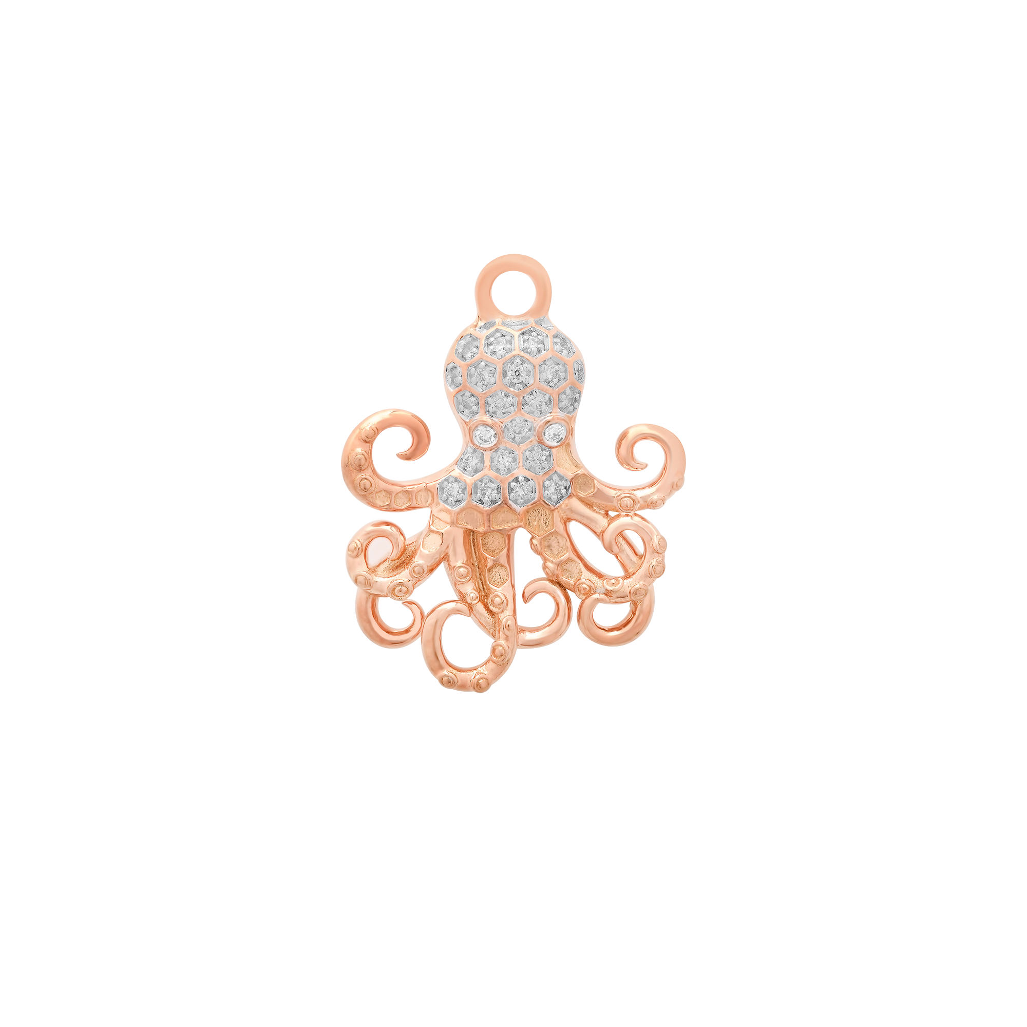Nantucket Gold & Diamond Octopus Charm