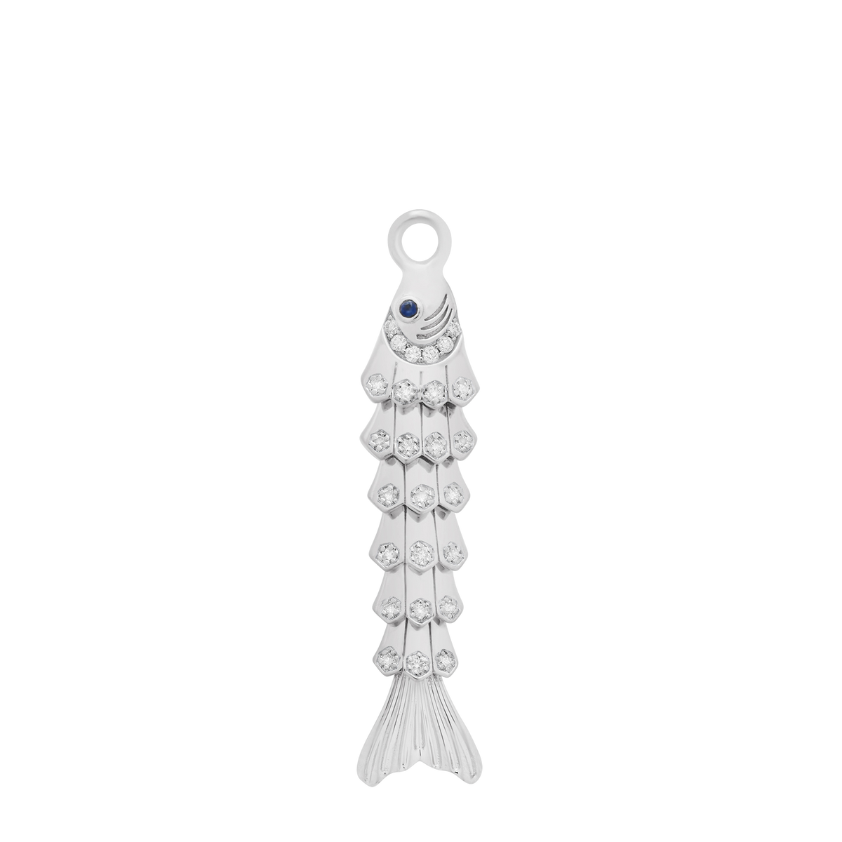 Nantucket Gold & Diamond Fish Charm