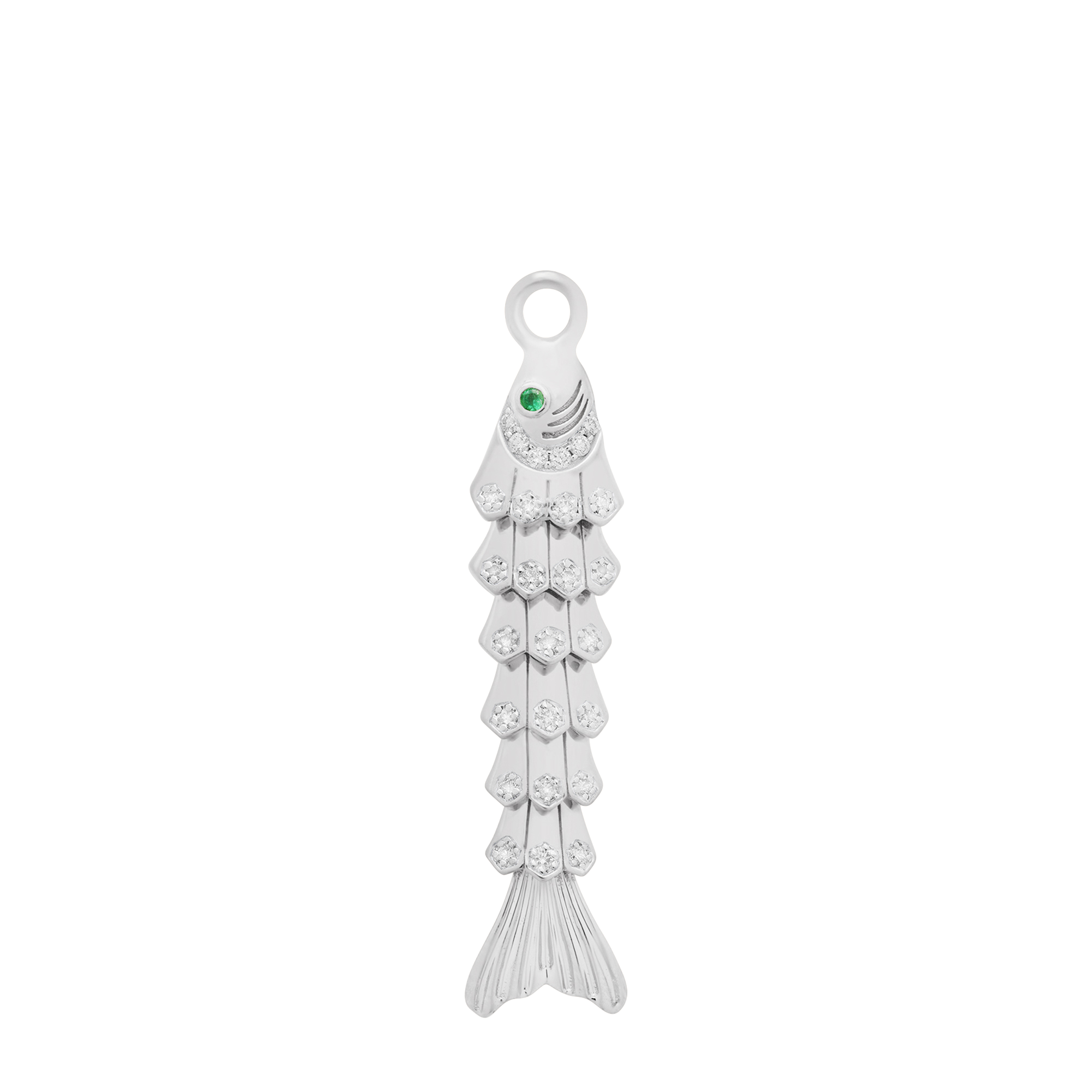 Nantucket Gold & Diamond Fish Charm