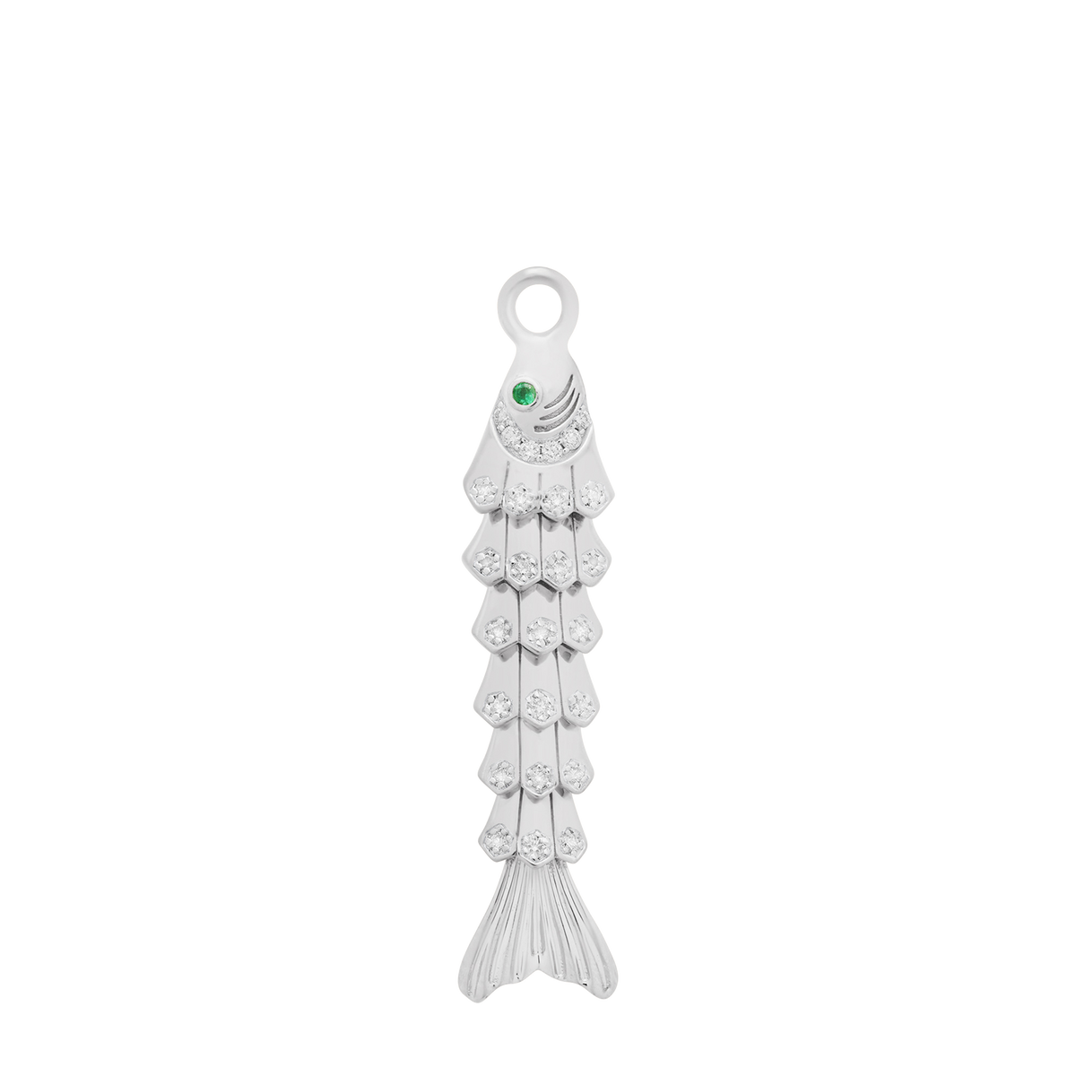 Nantucket Gold & Diamond Fish Charm