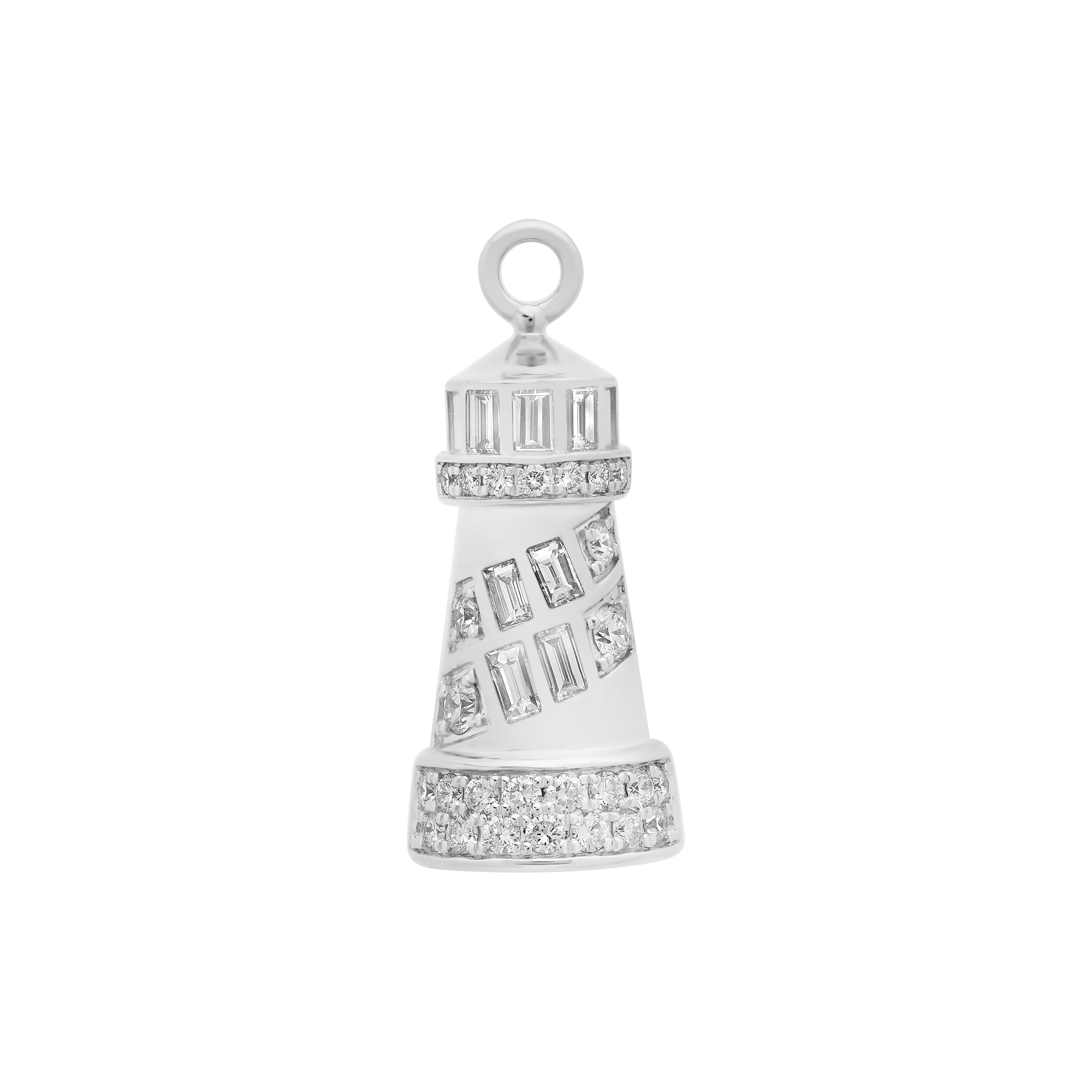 Nantucket Gold & Diamond Lighthouse Pendant