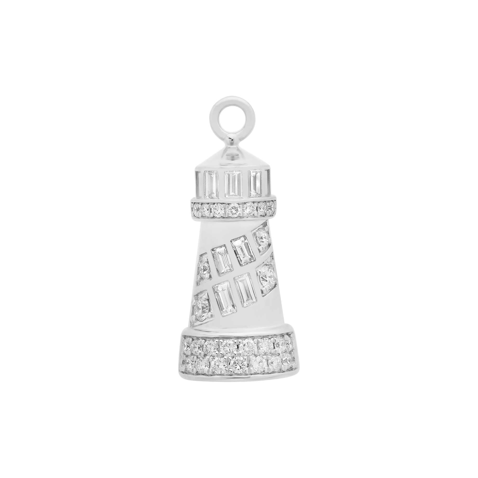 Nantucket Gold & Diamond Lighthouse Pendant