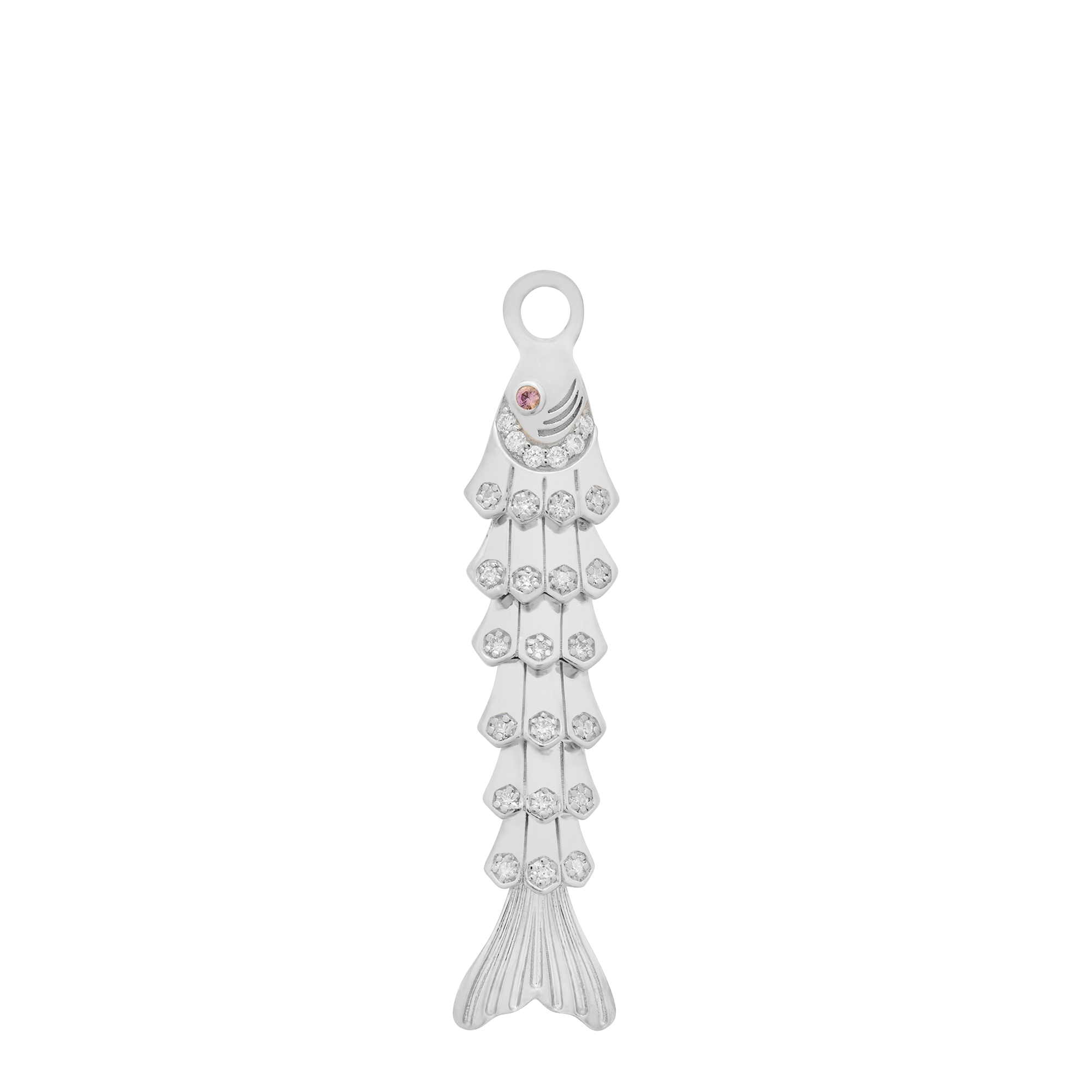 Nantucket Gold & Diamond Fish Charm