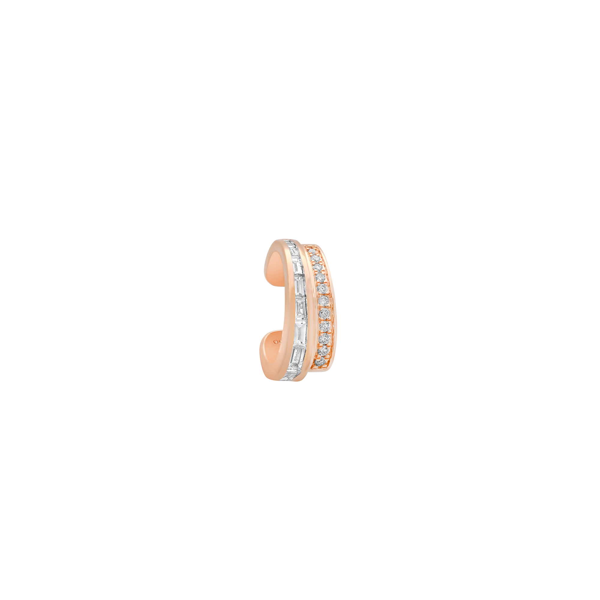 Papua Gold & Diamond 2 Row Ear Cuff