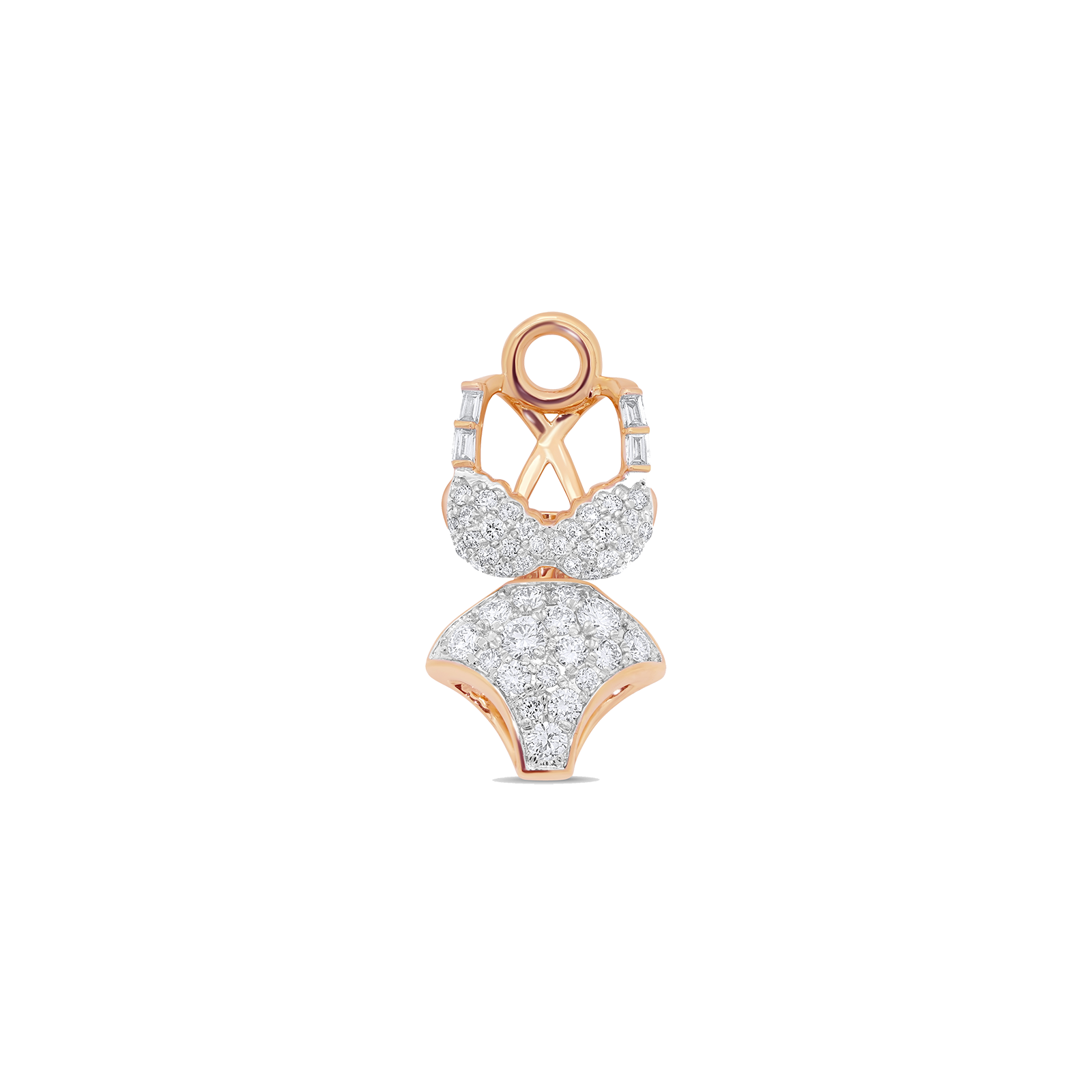 Papua Gold & Diamond Bikini Charm