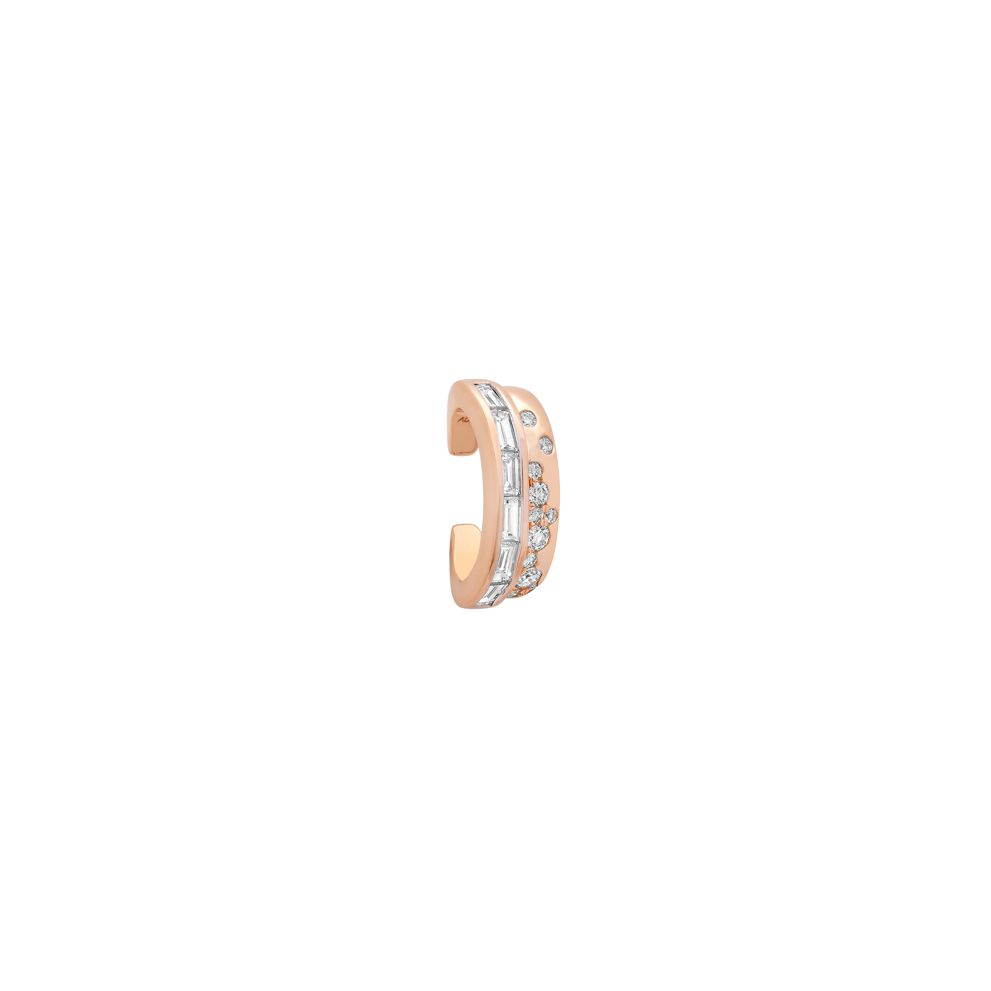 Papua Gold & Diamond Double Row Ear Cuff