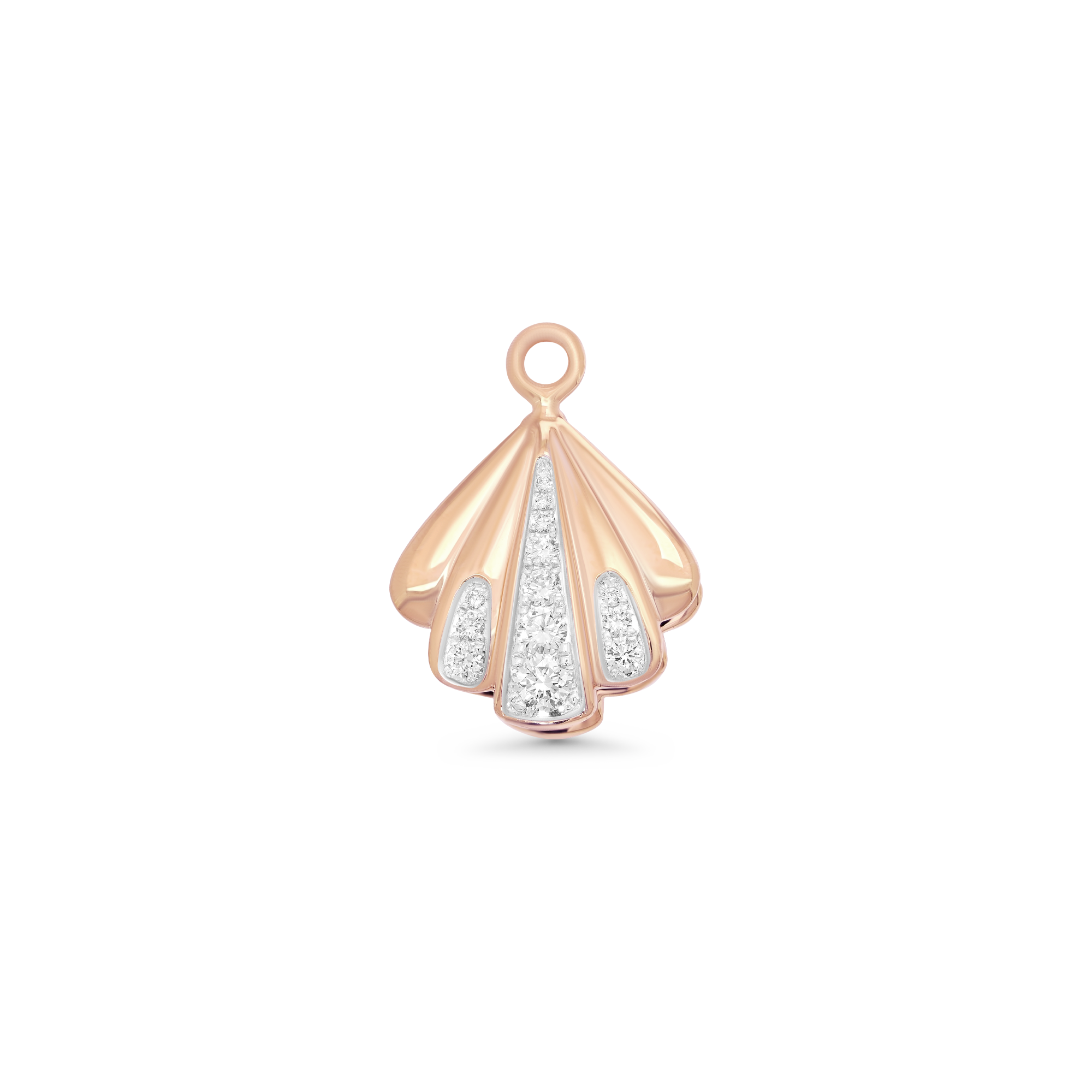 Papua Gold & Diamond Petite Sea Shell Charm