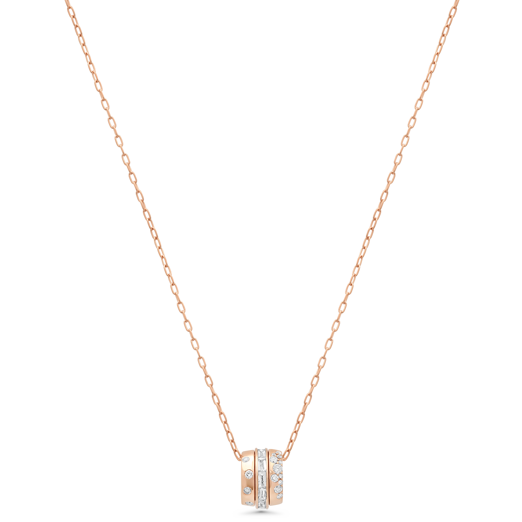 Papua Gold & Diamond Round Necklace