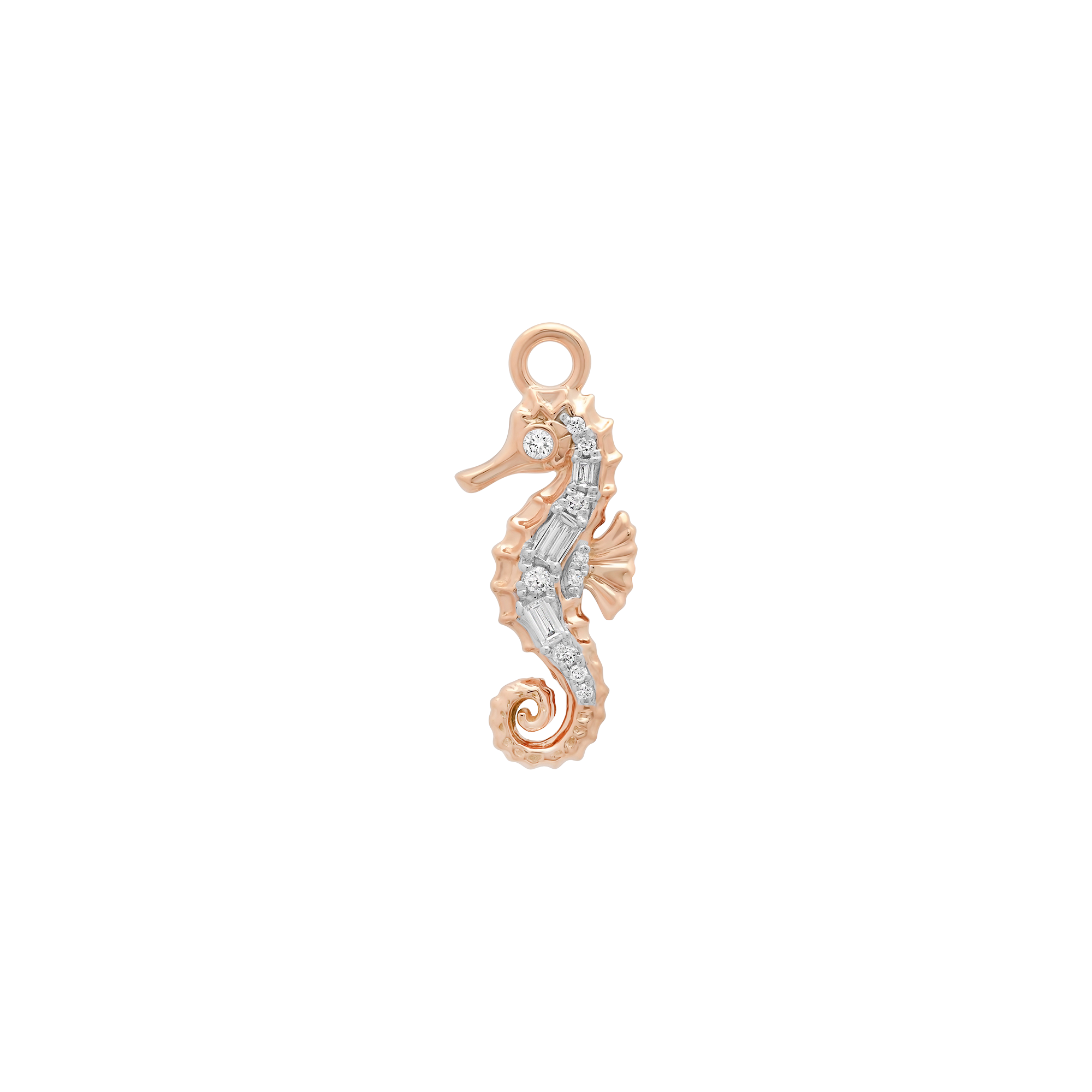Papua Gold & Diamond Seahorse Pendant