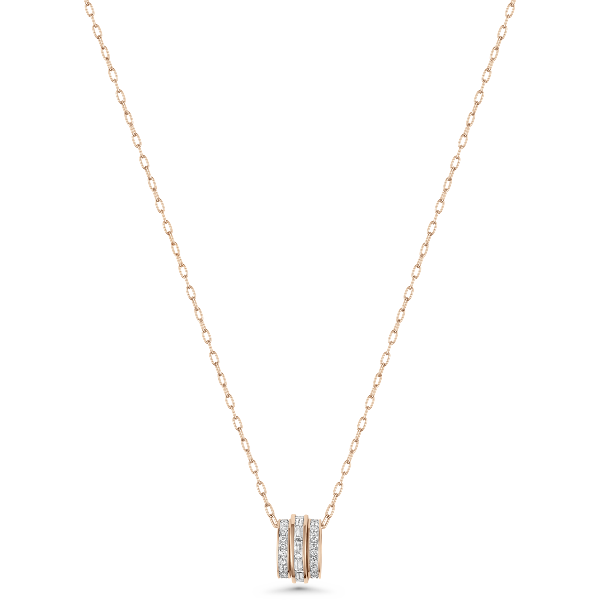 Papua Gold & Diamond Spinner Necklace