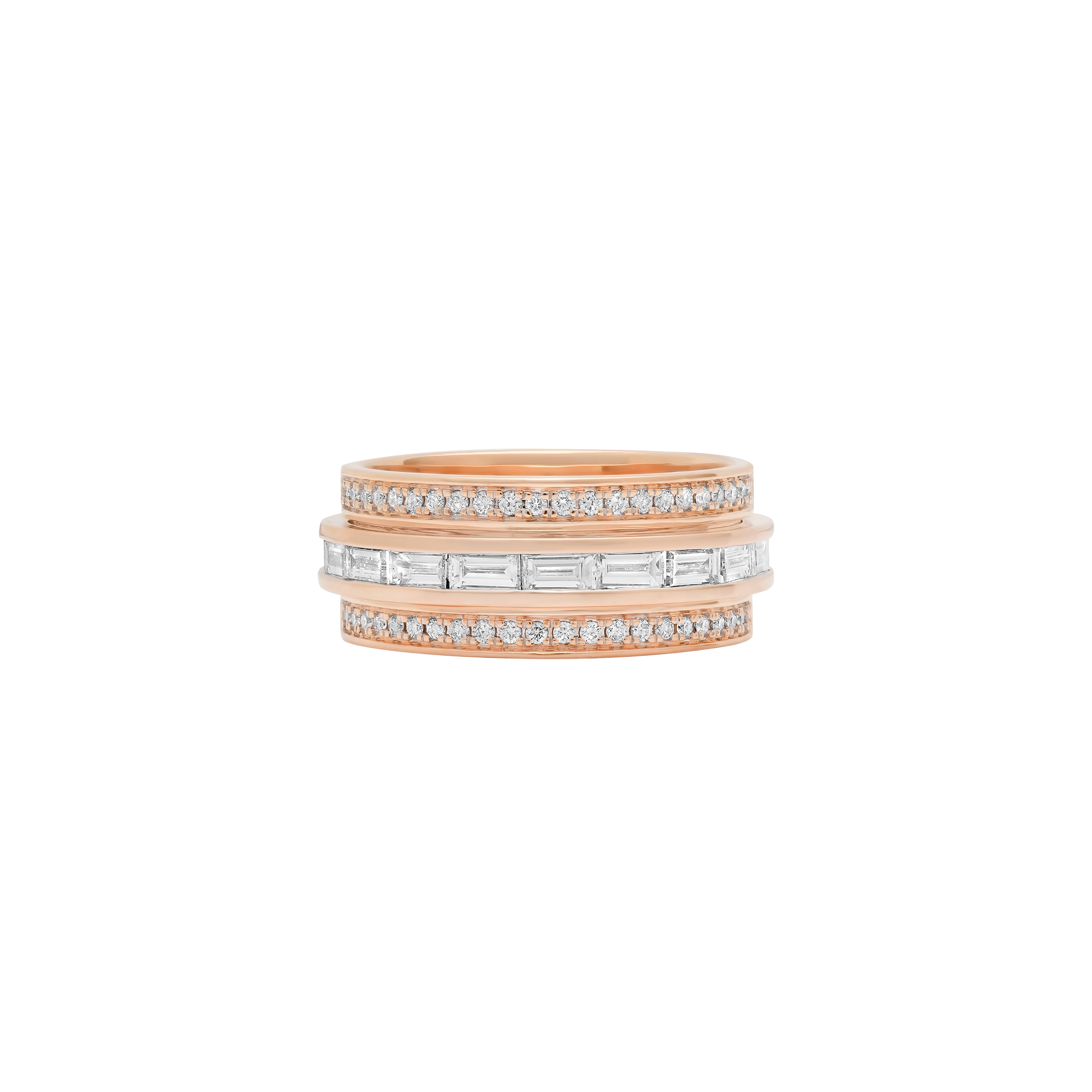 Papua Gold & Diamond Spinner Ring