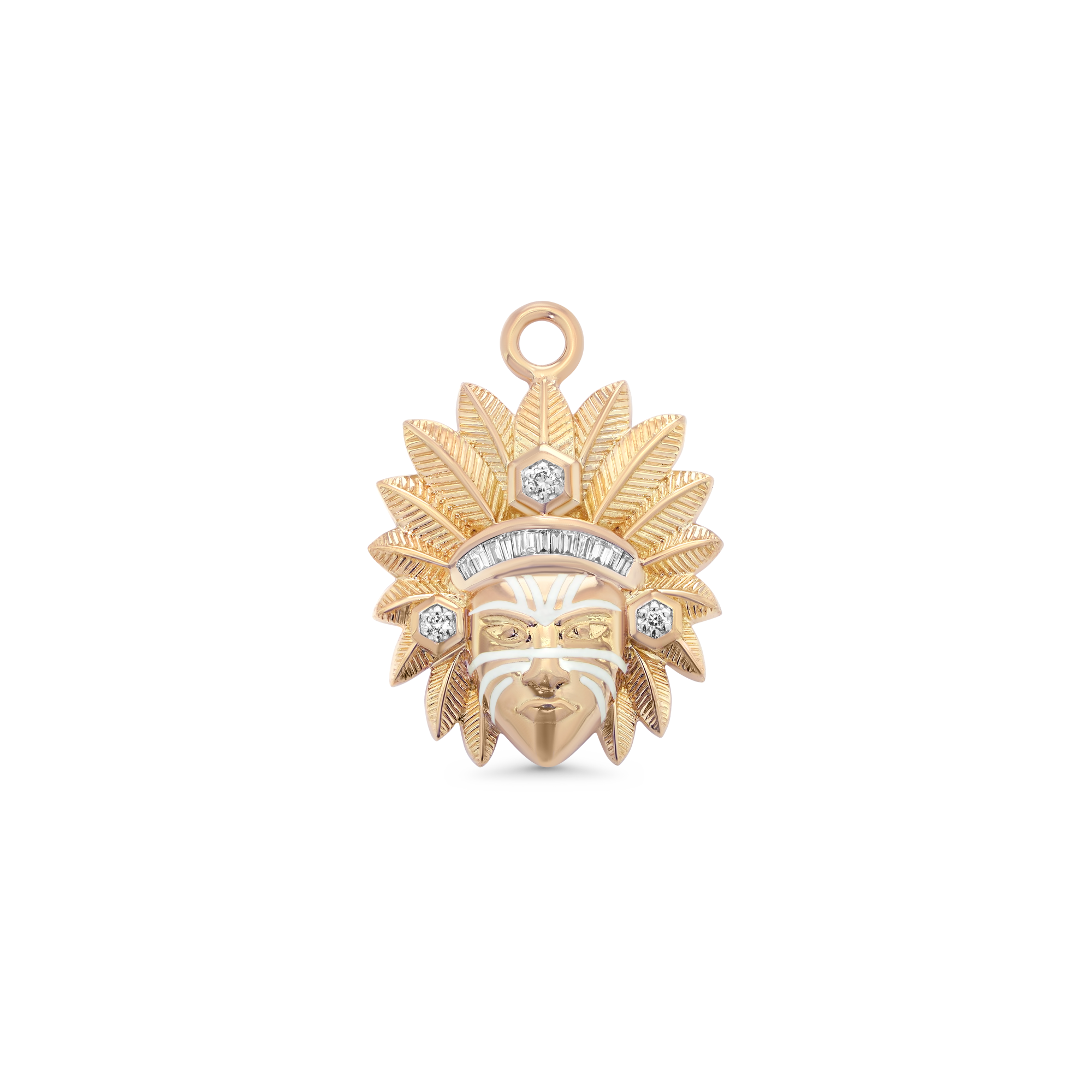 Papua Gold & Diamond Tribal Charm