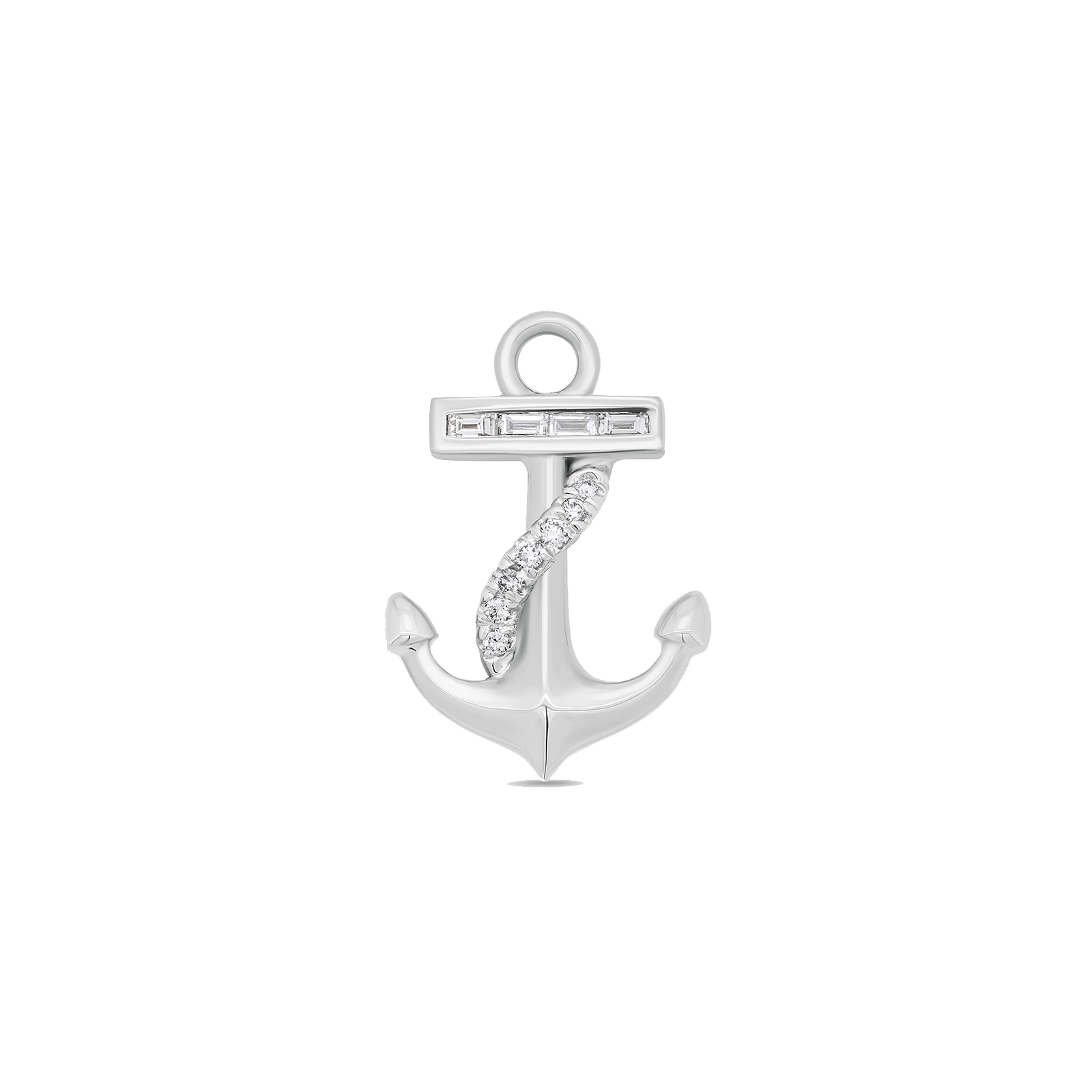 Papua Gold & Diamond Anchor Charm
