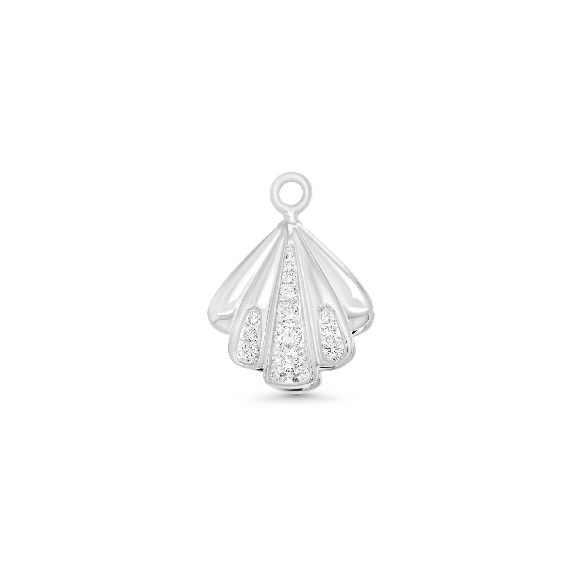 Papua Gold & Diamond Petite Sea Shell Charm