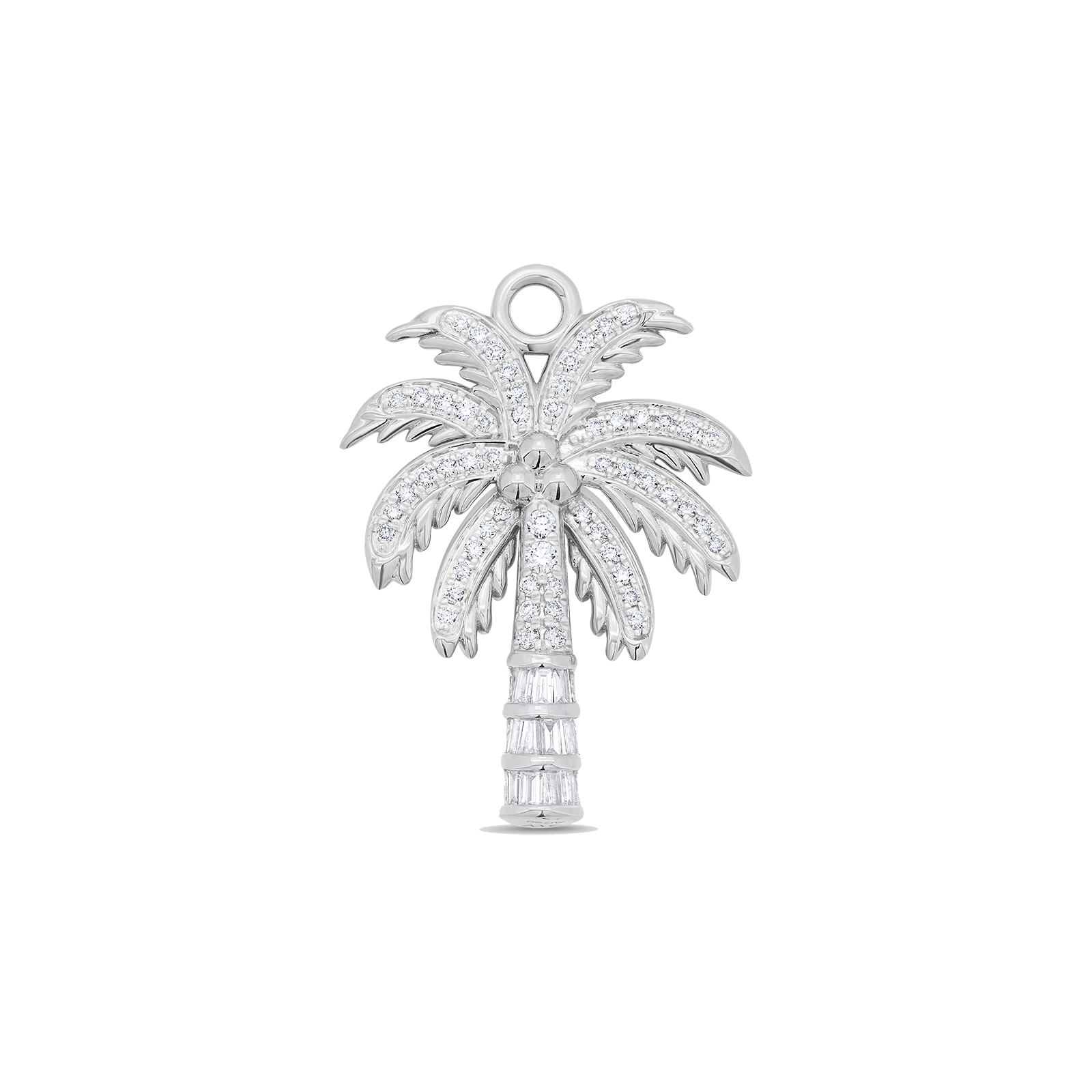 Papua Gold & Diamond Palm Tree Charm