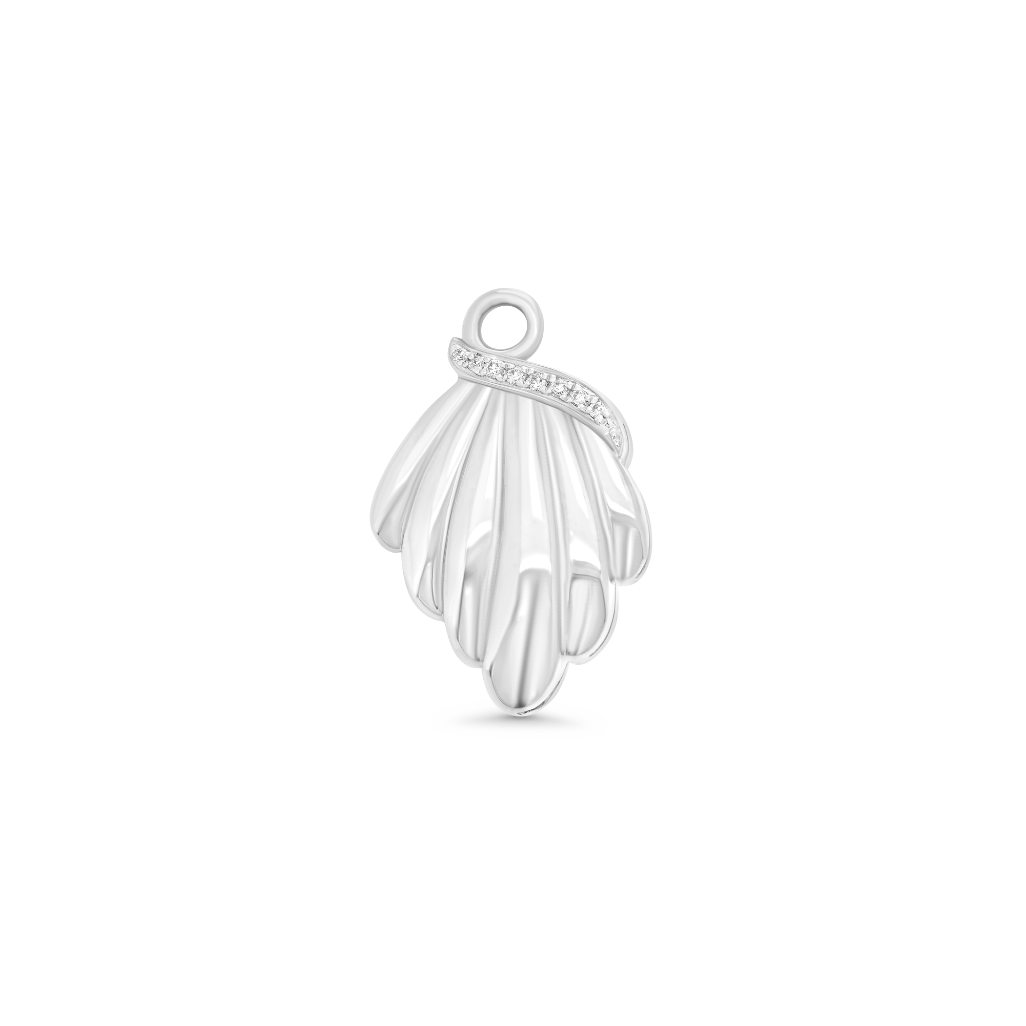 Papua Gold & Diamond Sea Shell Charm