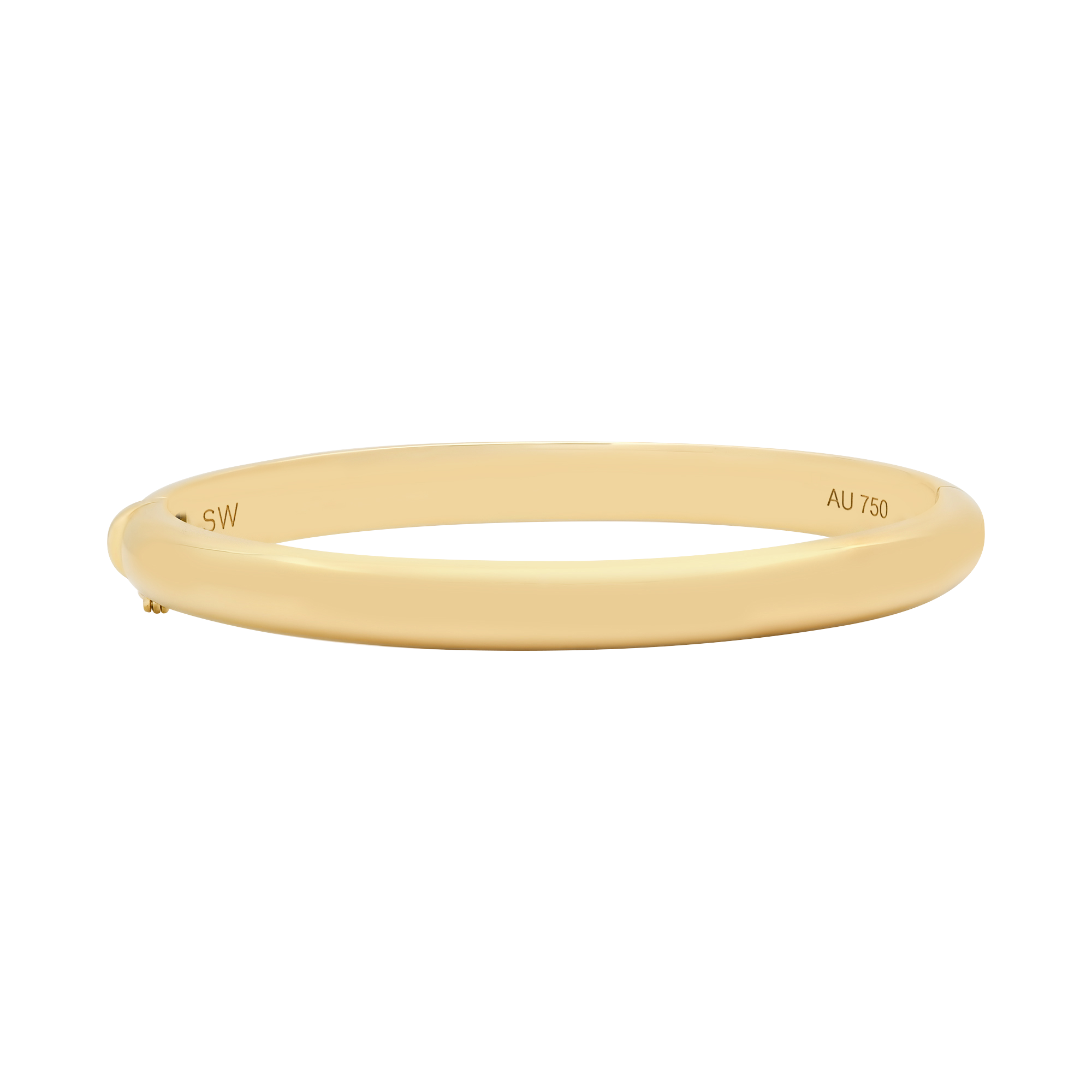 Papua Gold Solid Bangle