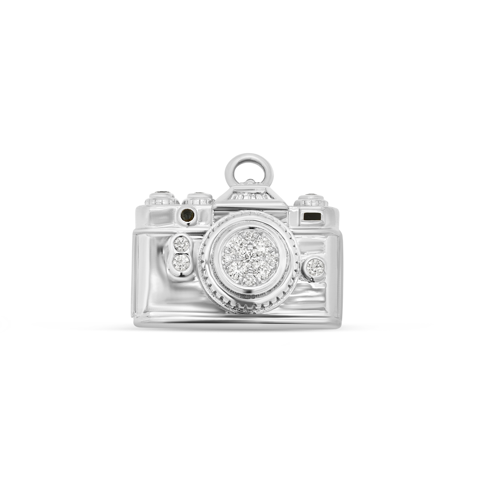 Papua Gold & Diamond Camera Charm