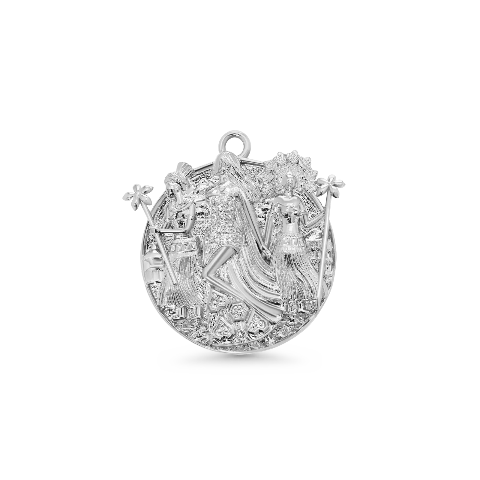 Papua Gold & Diamond Mermaid Charm