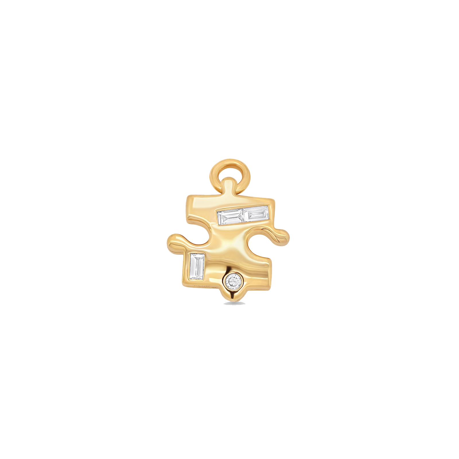 Papua Gold & Diamond Puzzle Charm