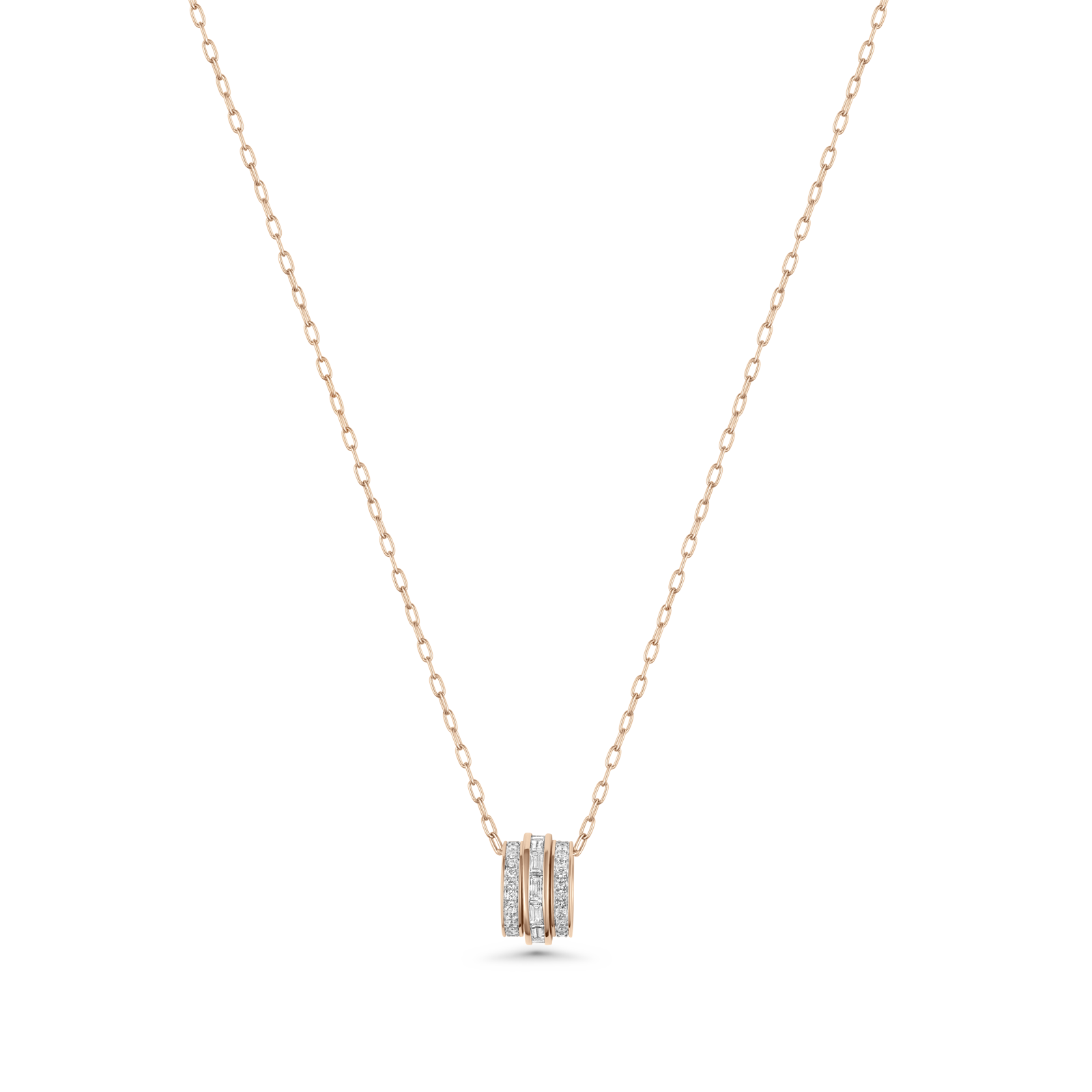 Papua Gold & Diamond Spinner Necklace