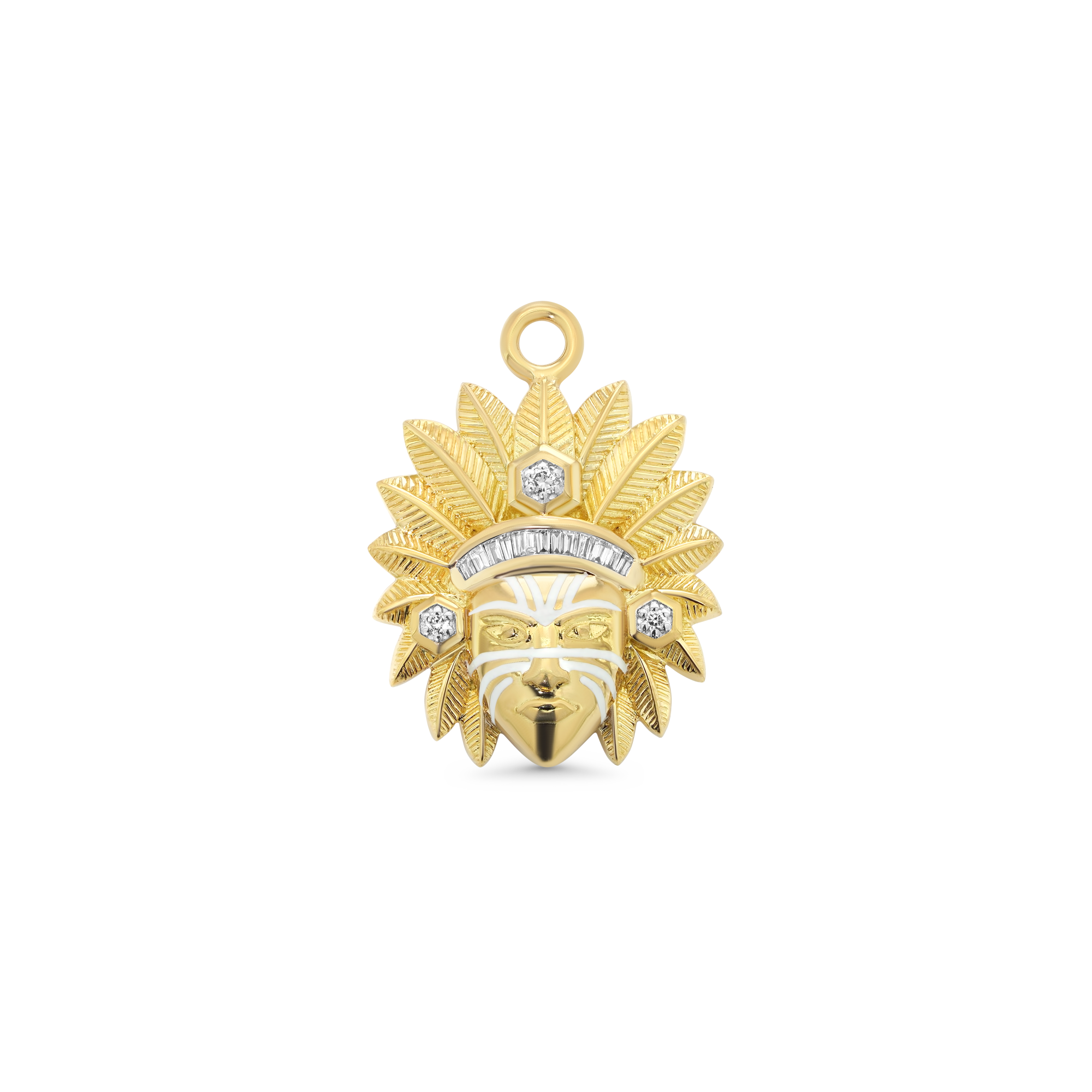 Papua Gold & Diamond Tribal Charm