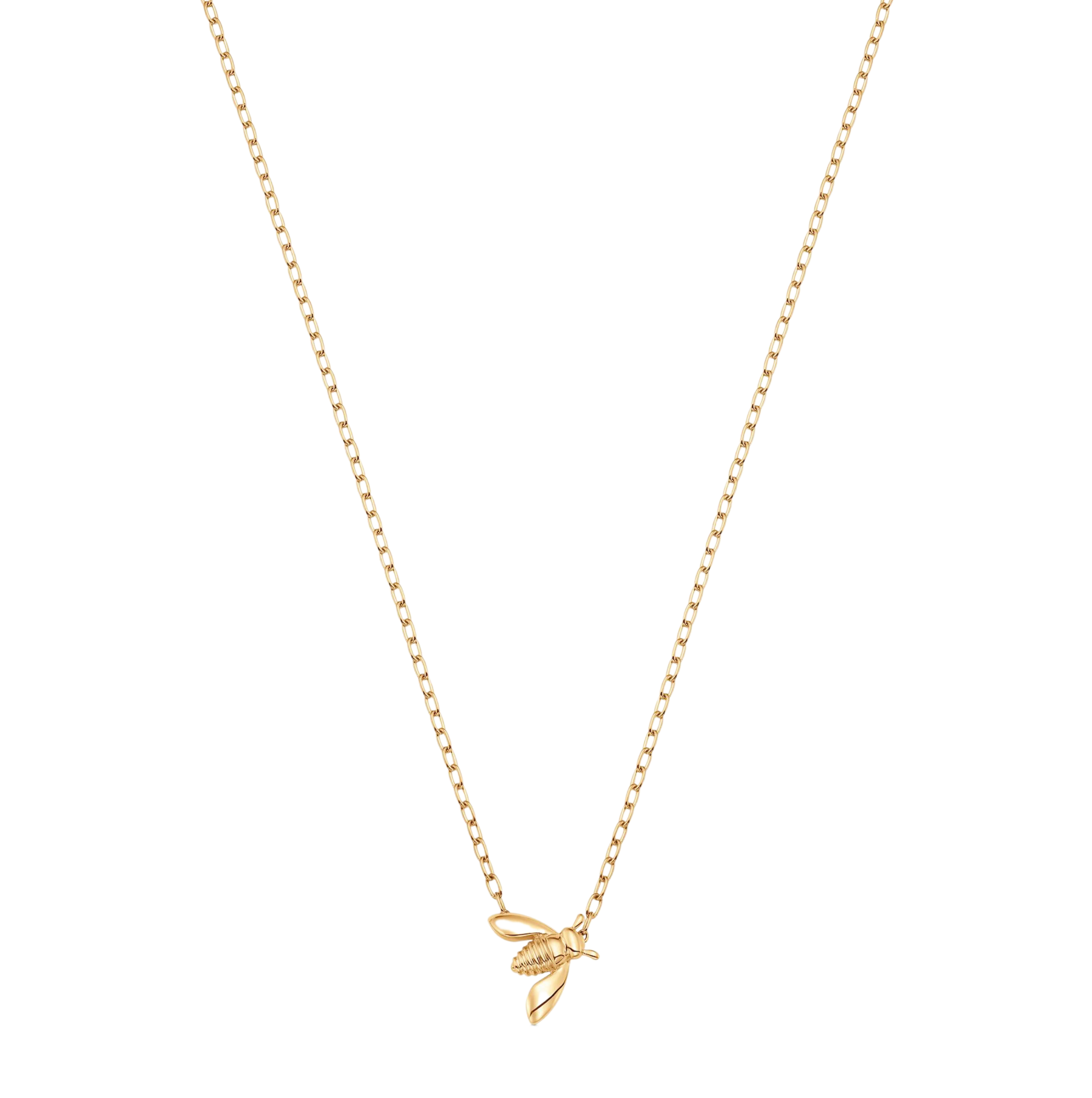 Queen Bee Gold and Solid Extra Petite 16" Necklace