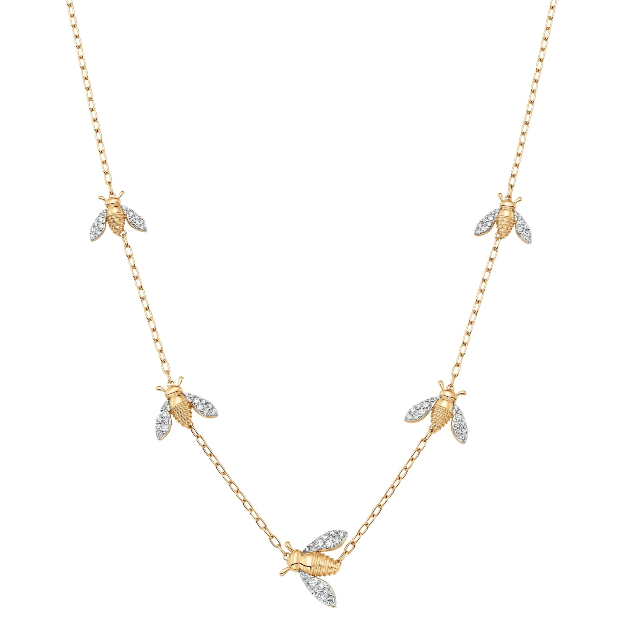 Queen Bee Petite Gold and Diamond Five Station 17