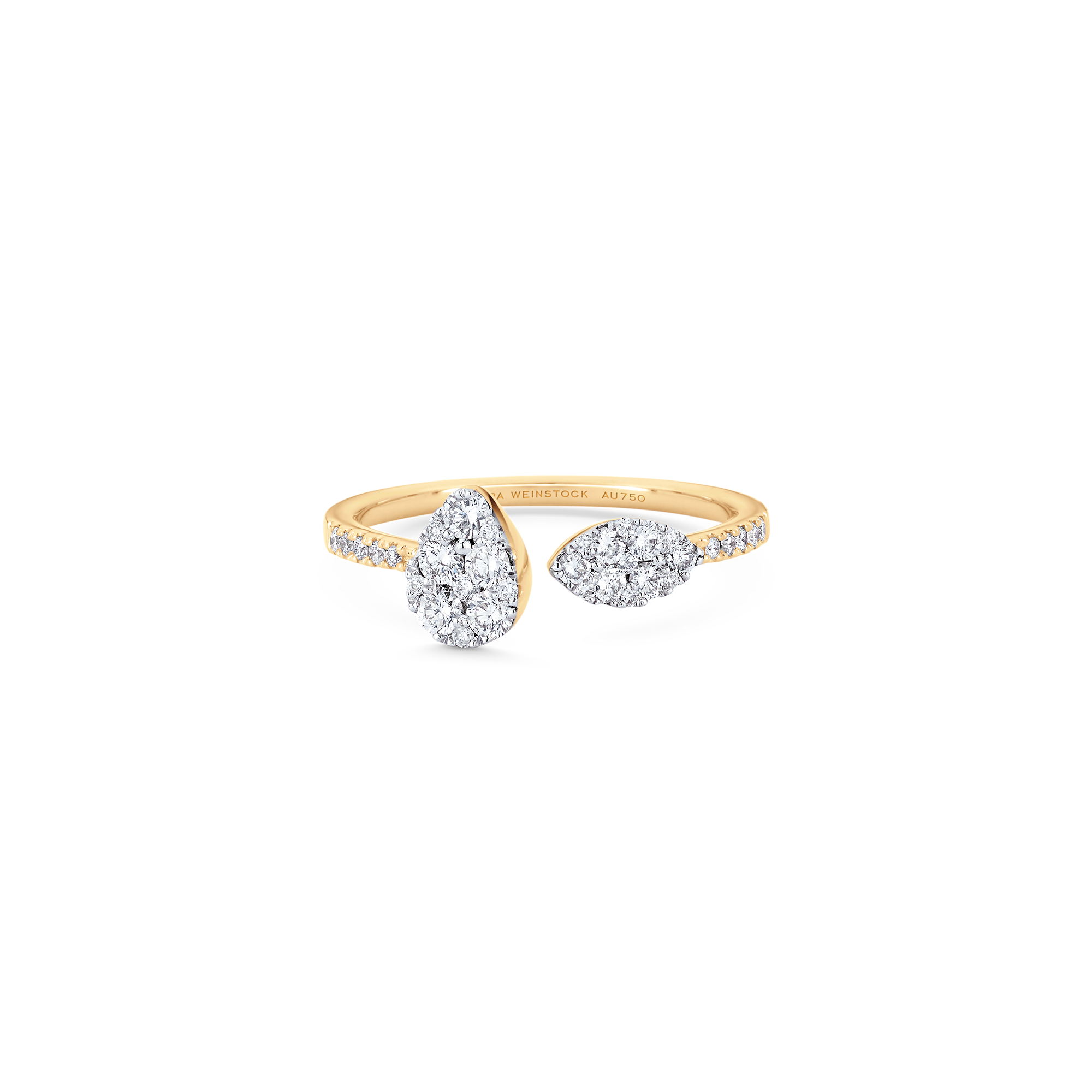 Reverie Pear Diamond Cushion Ring