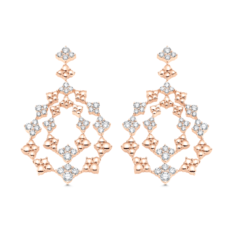 Dujour Couture Gold and Diamond Partial & Solid Pear Drop Earrings