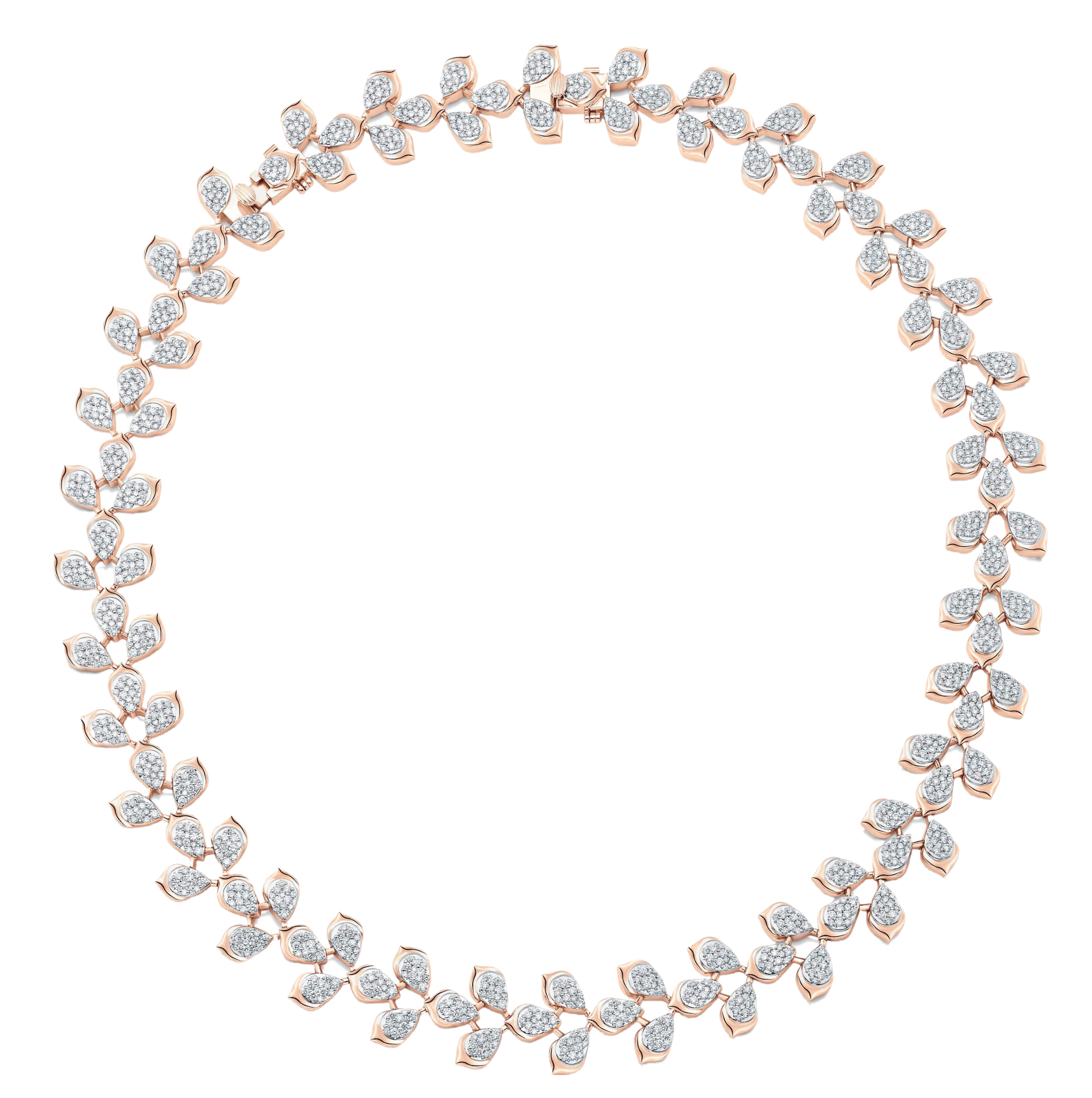 Lierre Gold and Diamond Full Pear 16" Necklace