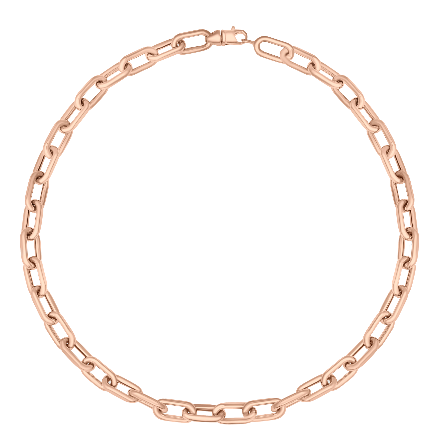 SW Gold Large Rectangle Necklace