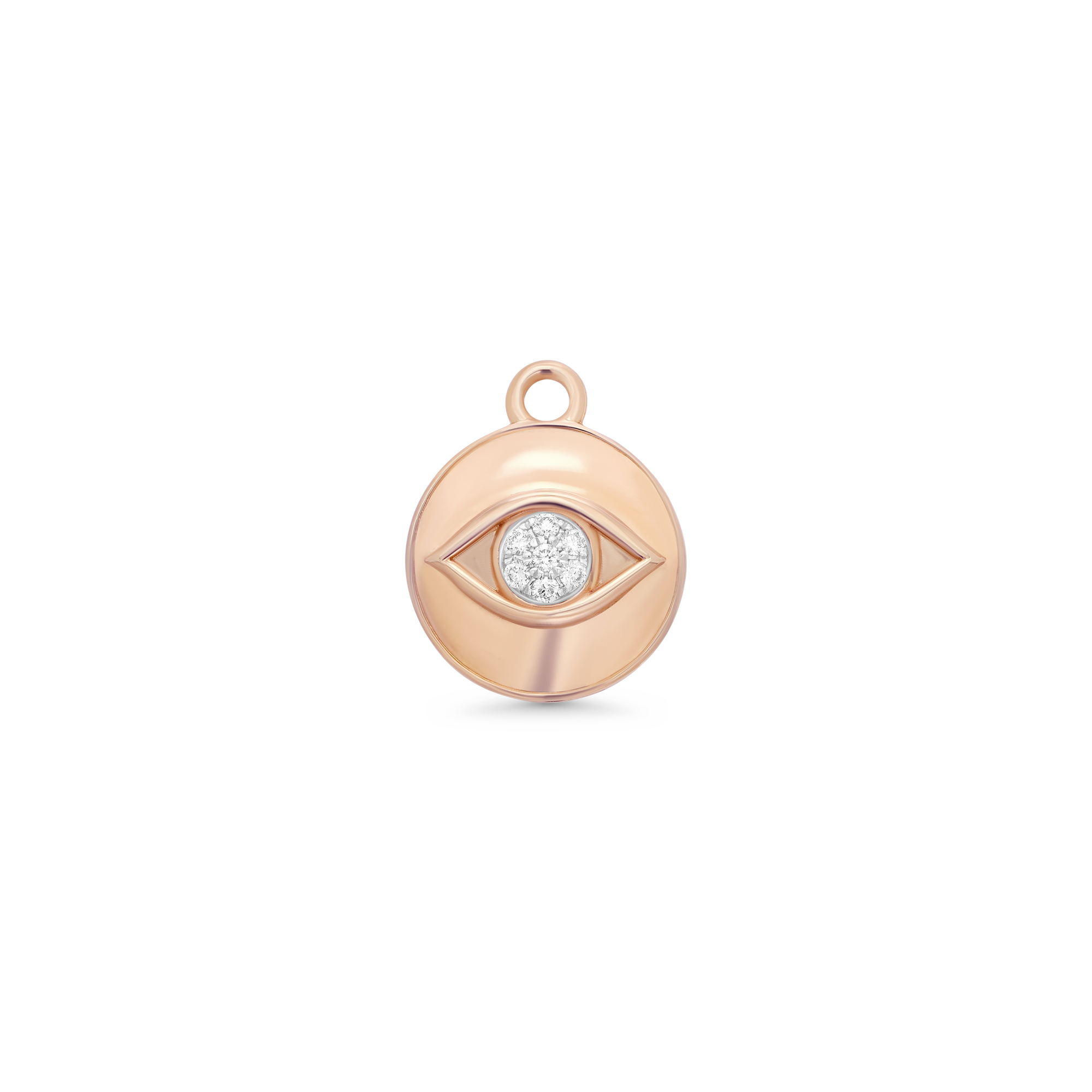 SW Gold & Diamond Evil Eye Charm