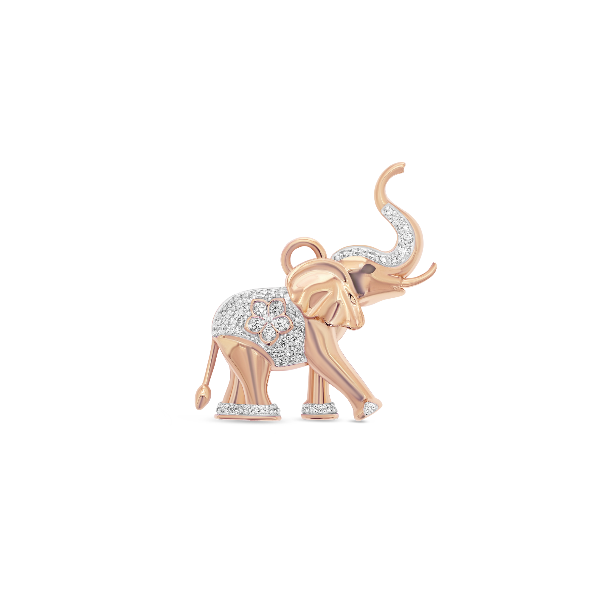 SW Gold & Diamond Ganesh Charm