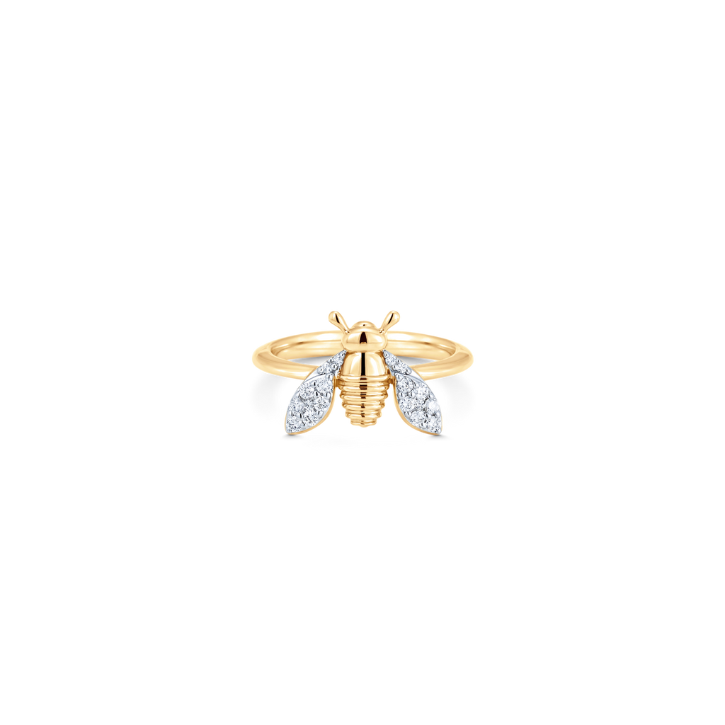 Bee pinky ring store