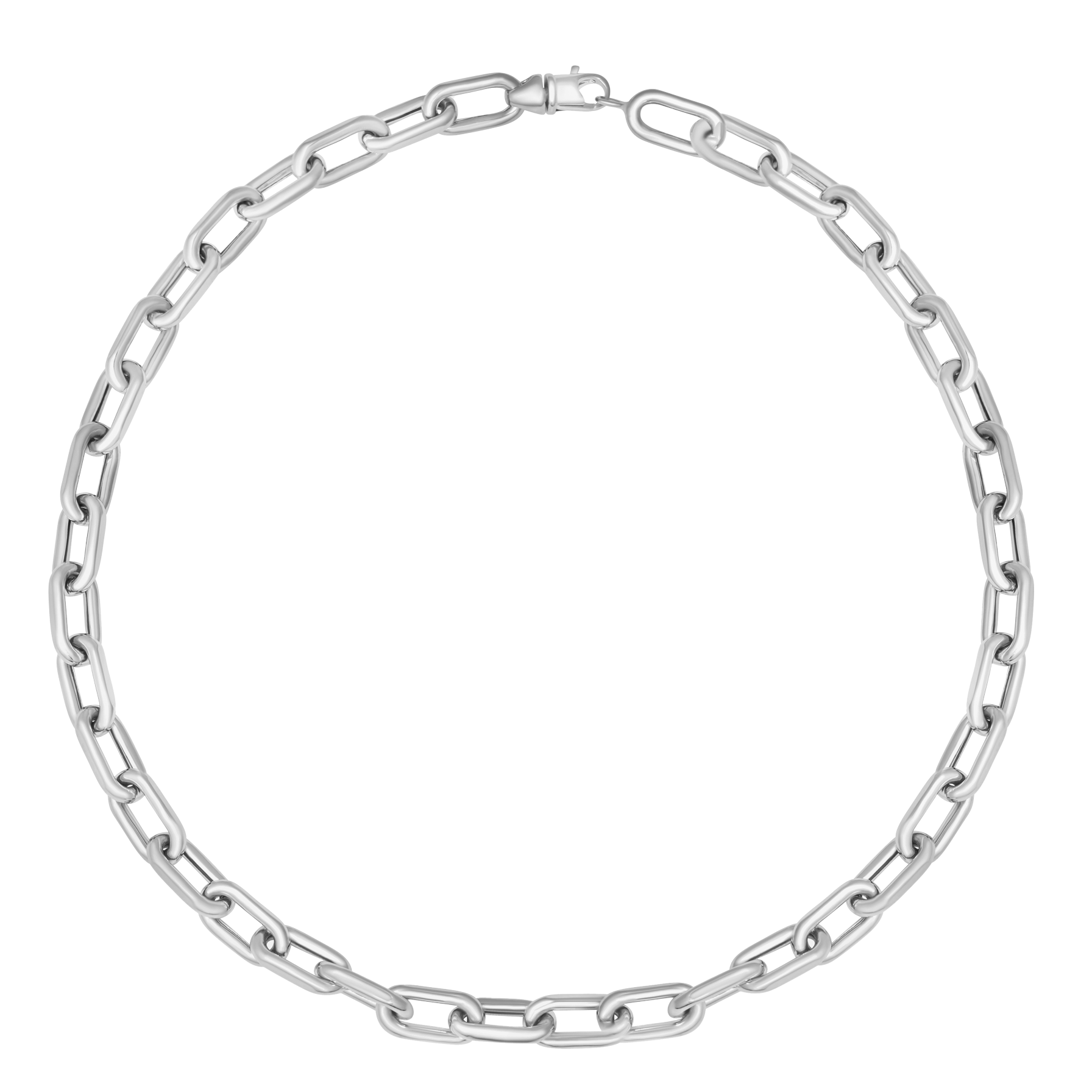 SW Gold Large Rectangle Necklace