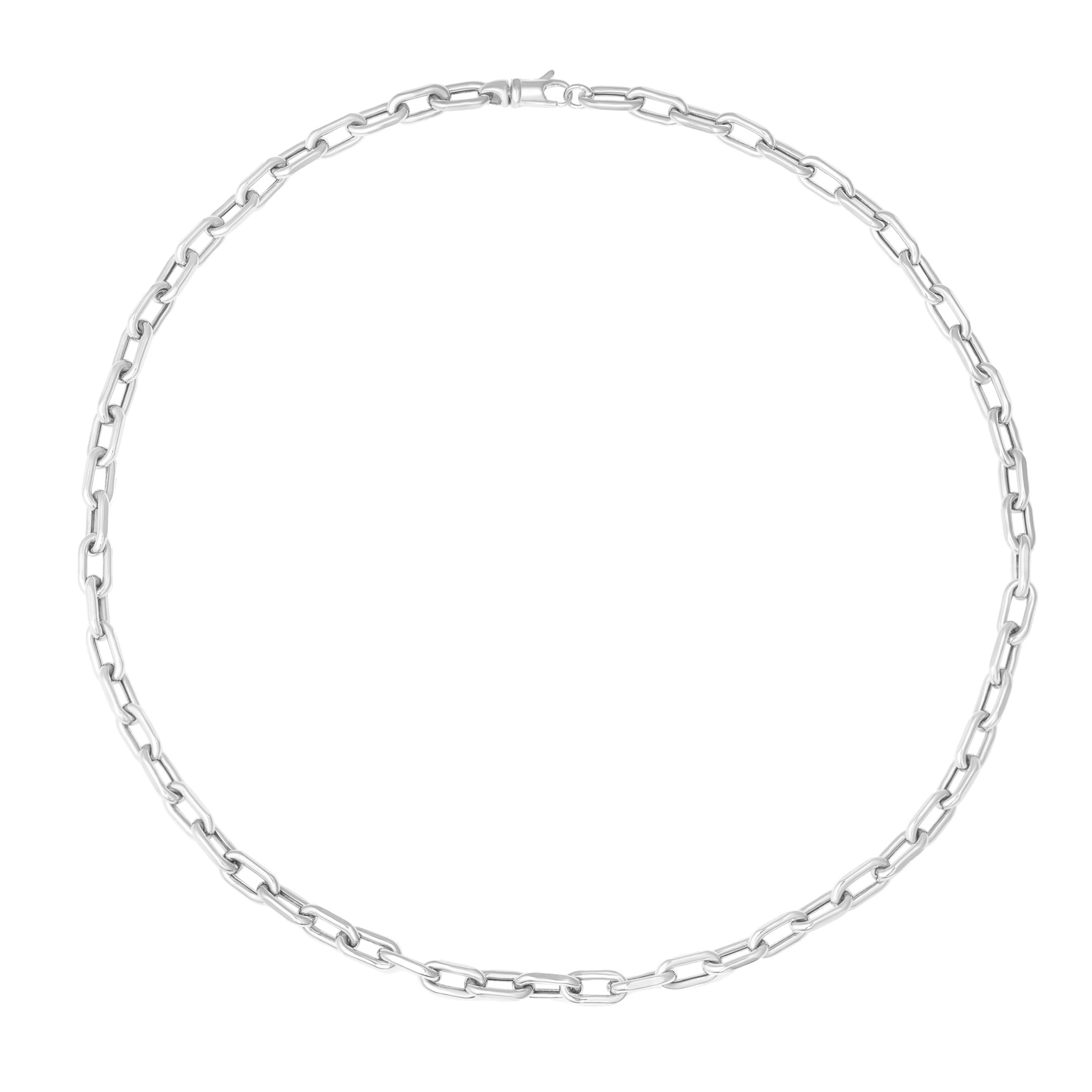 SW Gold Medium Rectangle Necklace