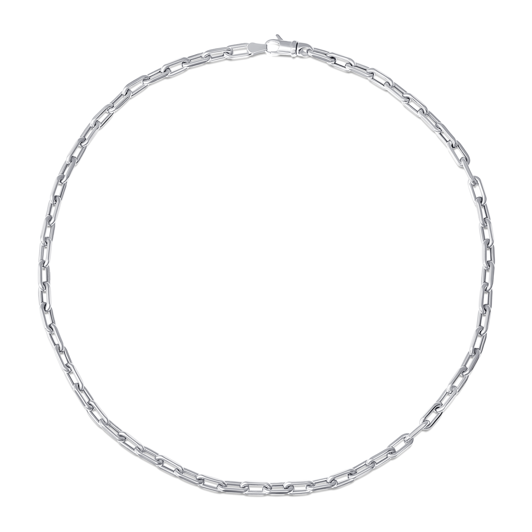 SW Gold Medium Rectangle Necklace