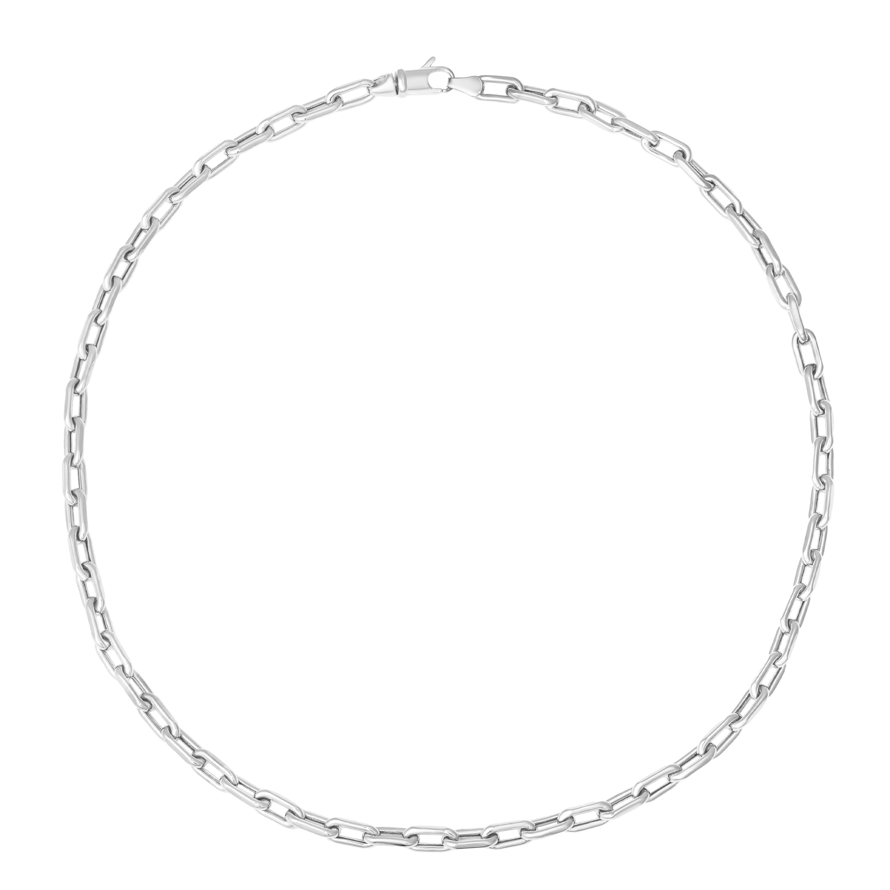 SW Gold Small Rectangle Necklace