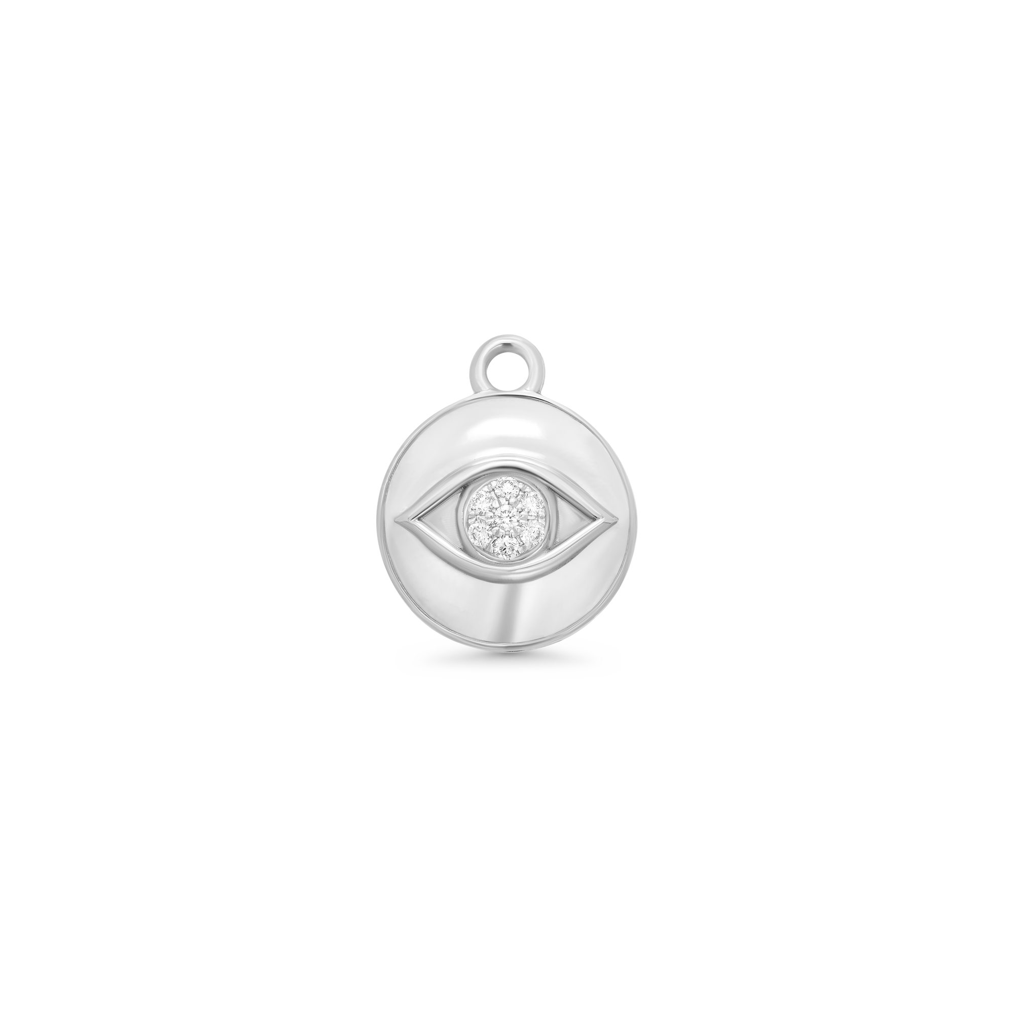 SW Gold & Diamond Evil Eye Charm