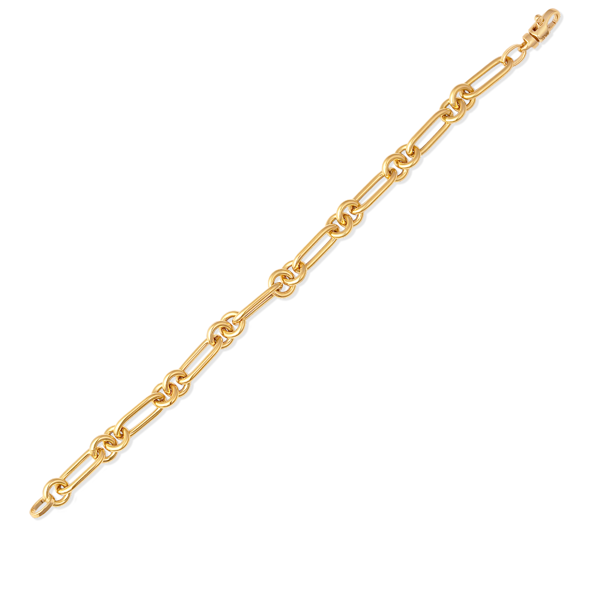 SW Gold Round Paperclip Bracelet